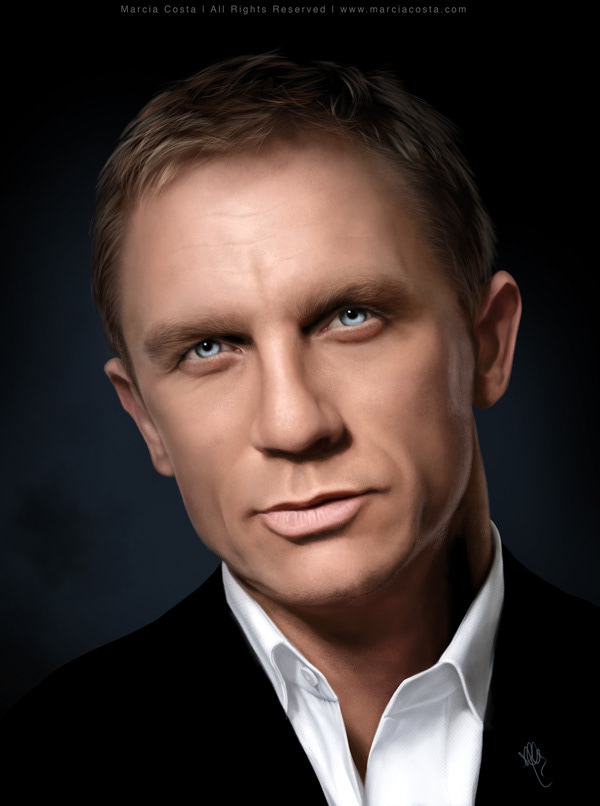 Daniel Craig - Photoshop painting