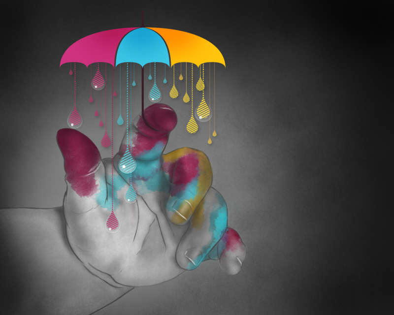 Drops - Photoshop painting