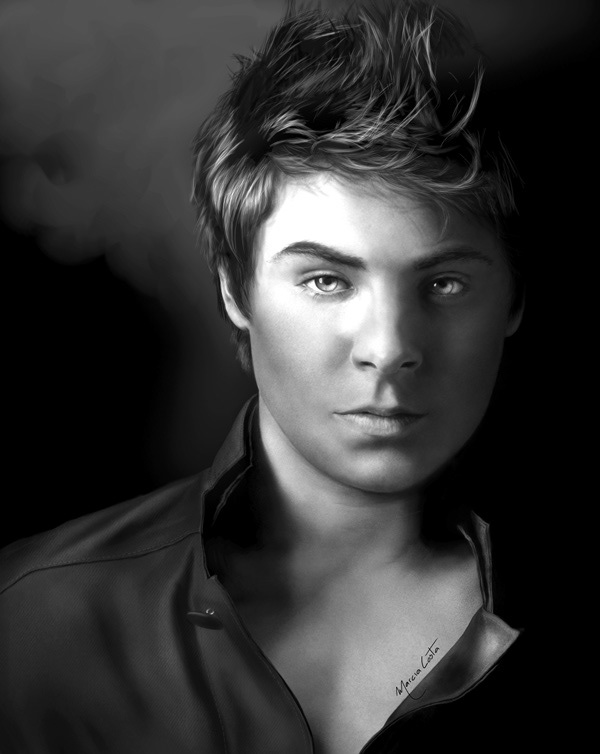 Zac Efron - Photoshop Painting