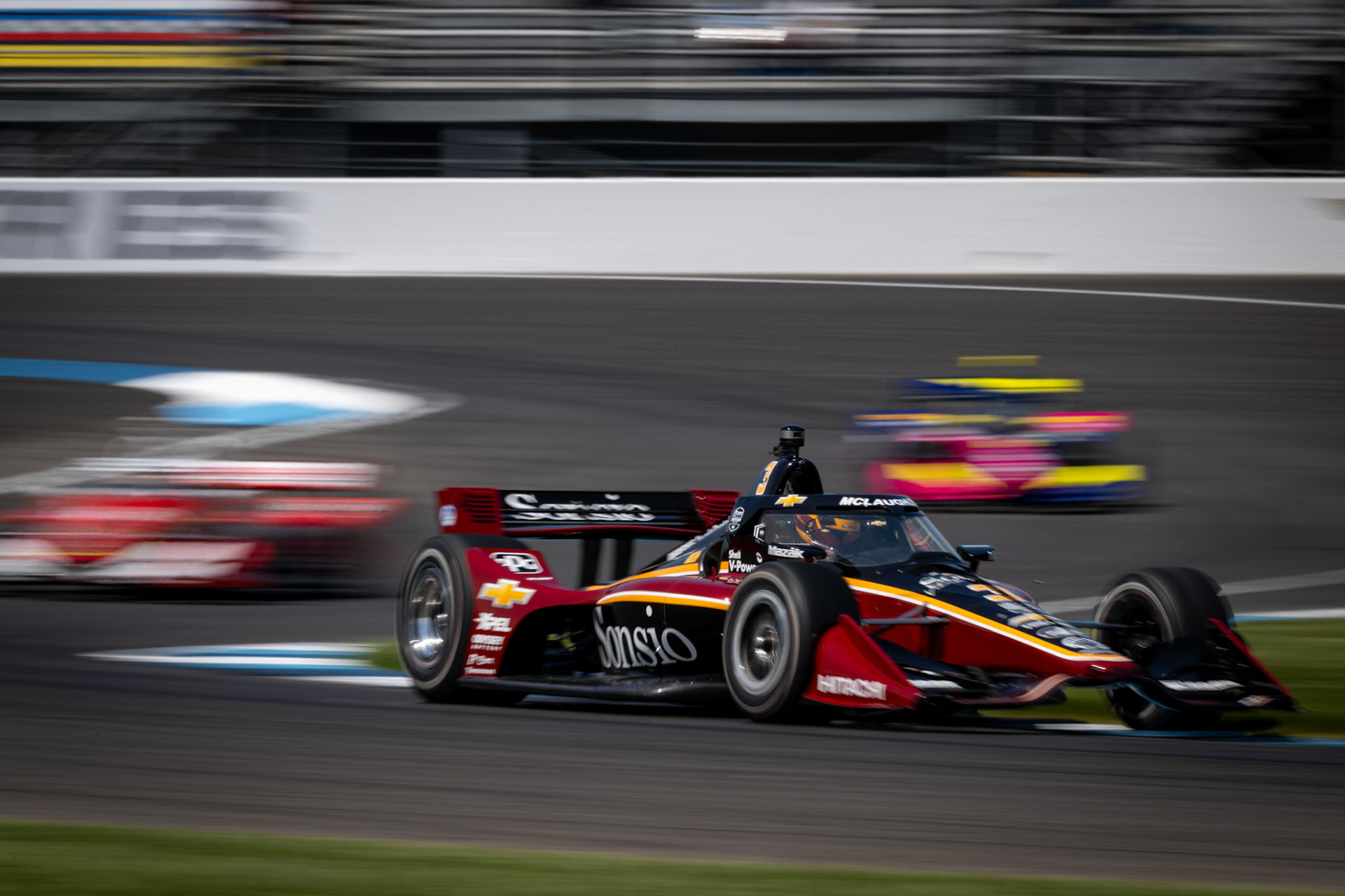 #3: Scott McLaughlin, Team Penske ChevroletNTT Indycar Series Sonsio Grand Prix at the IMS Road Course©2025 Logan Whitton / Stillhouse