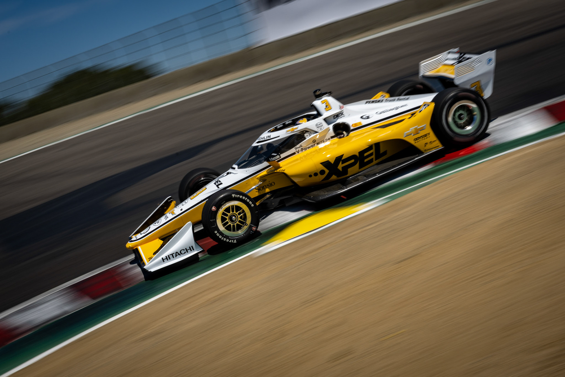 #3: Scott McLaughlin, Team Penske ChevroletNTT Indycar Series Java House Grand Prix of Monterey ©2025 Logan Whitton / Stillhouse