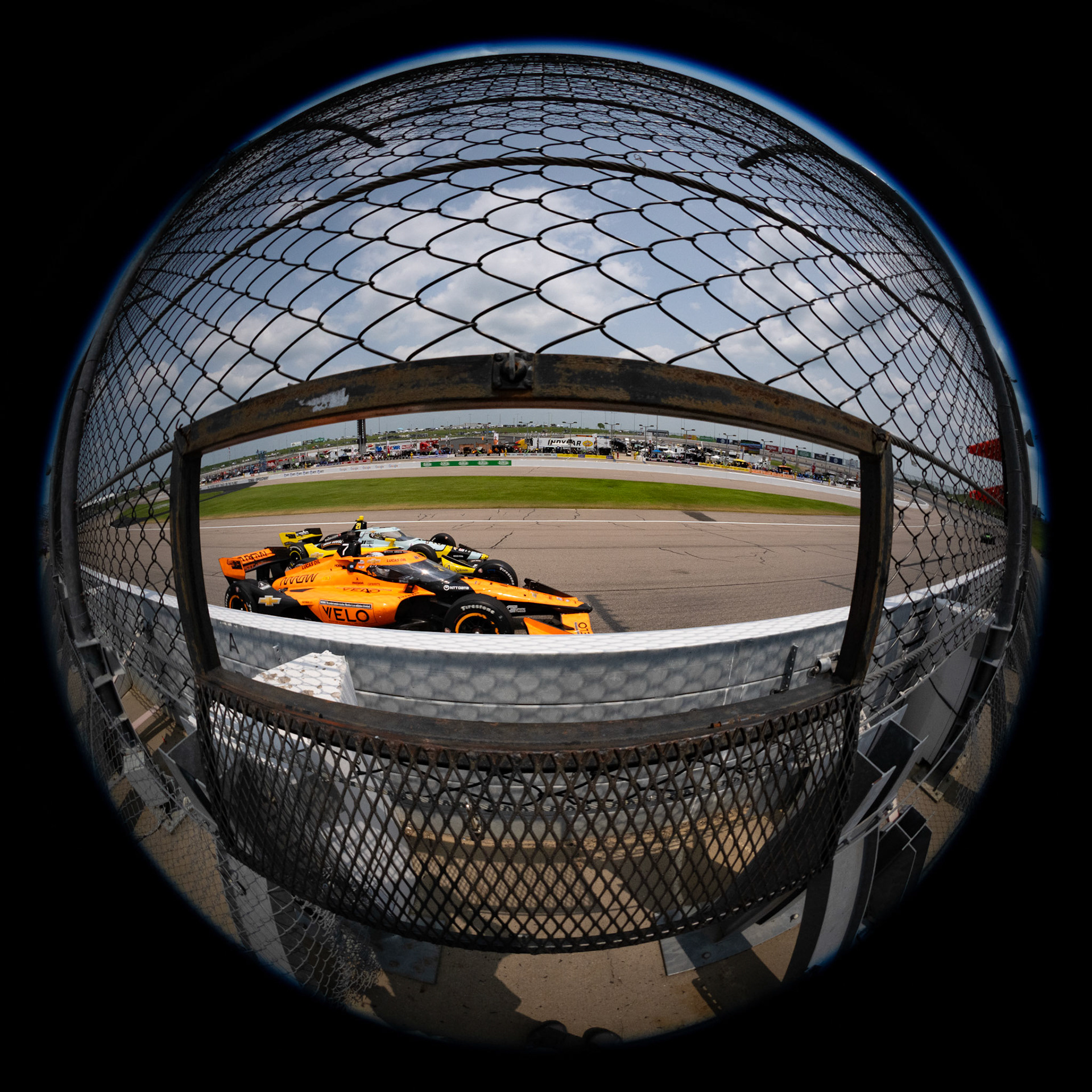 #21: Christian Rasmussen, Ed Carpenter Racing ChevroletNTT Indycar Series Farm to Finish 275 powered by Sukup at Iowa Speedway©2025 Logan Whitton / Stillhouse