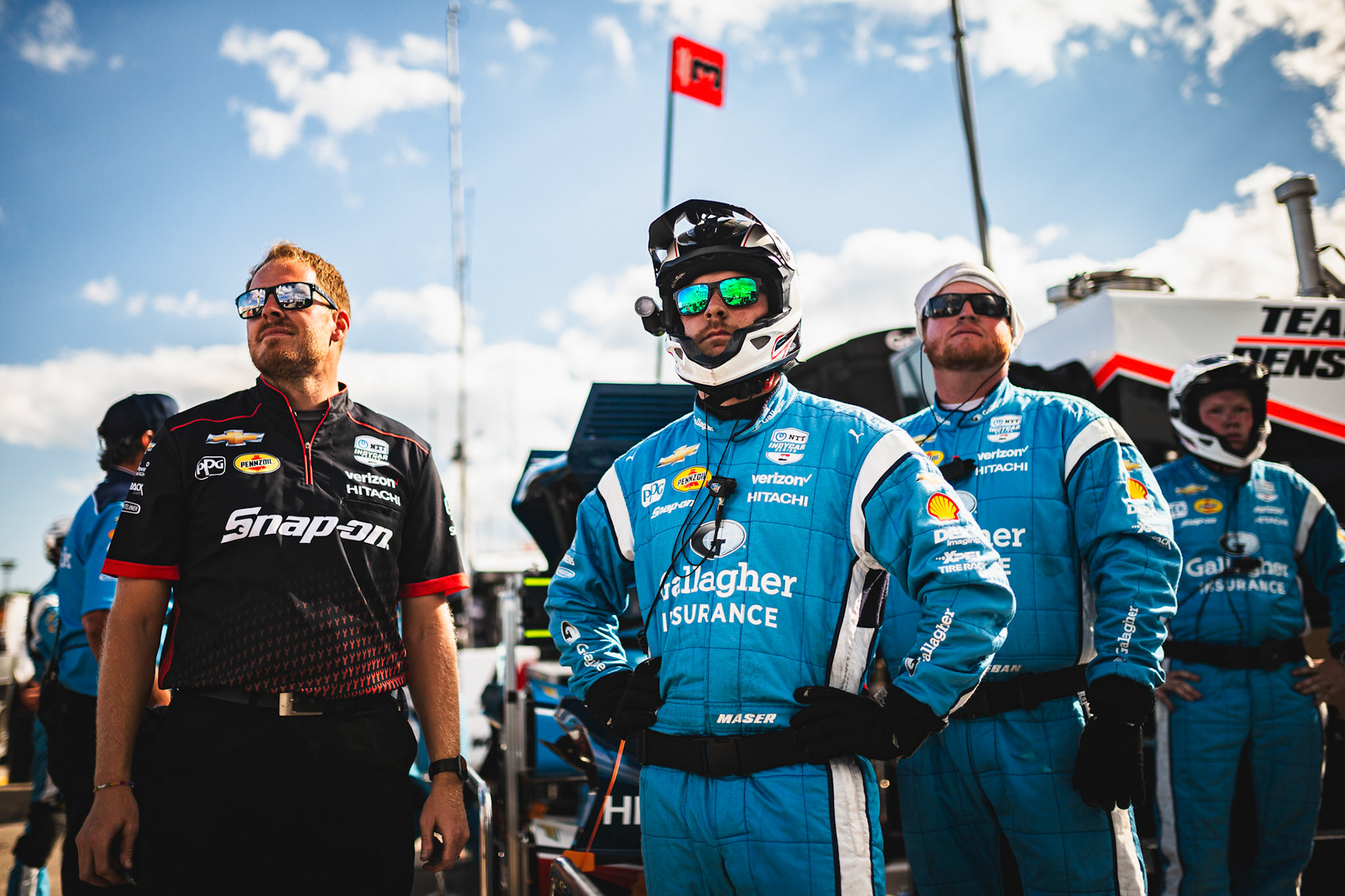 #3: Scott McLaughlin, Team Penske Chevrolet, Thirsty 3’s, Tom Jones