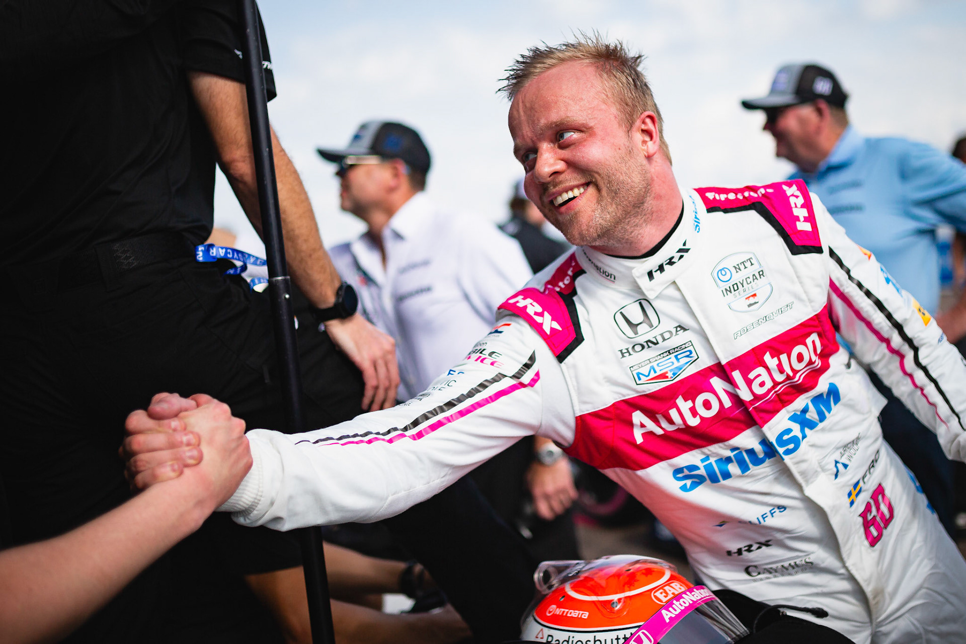 #60: Felix Rosenqvist, Meyer Shank Racing Honda