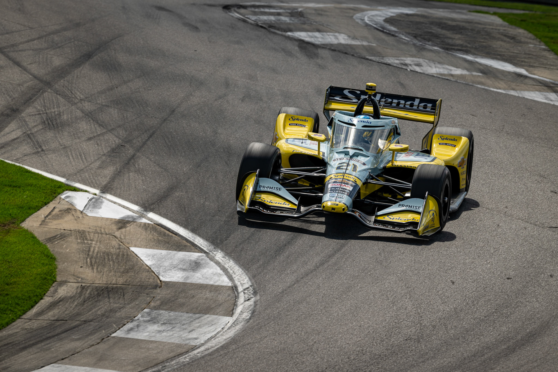 #21: Christian Rasmussen, Ed Carpenter Racing ChevroletNTT Indycar Series Children's of Alabama Indy Grand Prix at Barber Motorsports Park©2025 Stillhouse