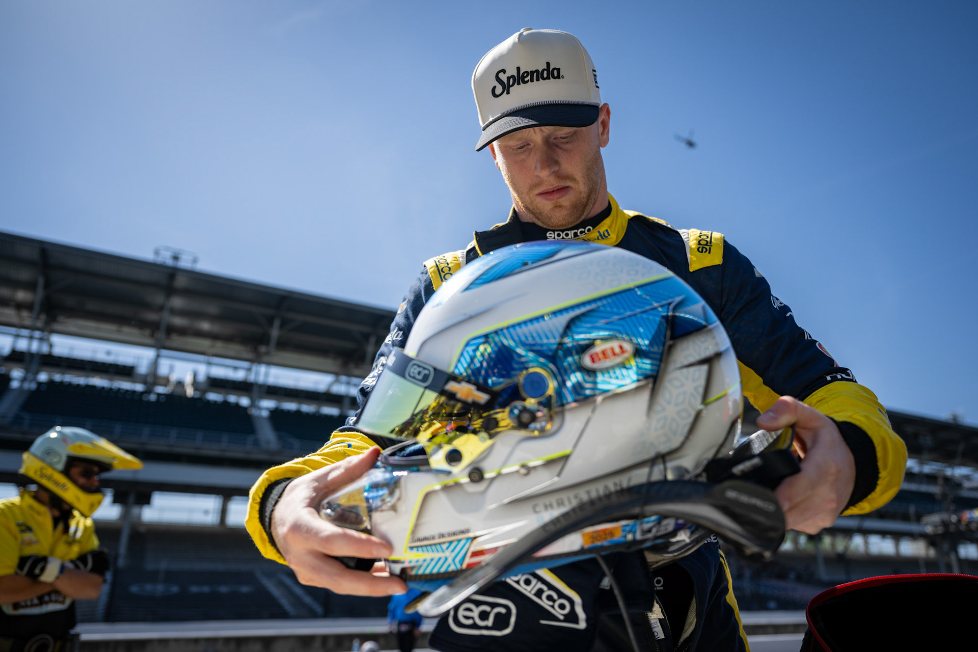 #21: Christian Rasmussen, Ed Carpenter Racing ChevroletNTT Indycar Series Sonsio Grand Prix at the IMS Road Course©2025 Logan Whitton / Stillhouse