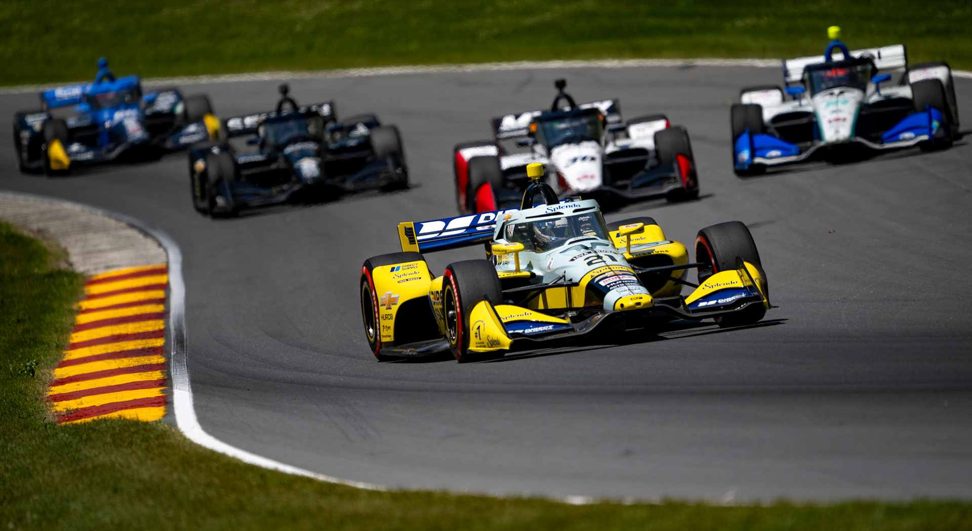 #21: Christian Rasmussen, Ed Carpenter Racing ChevroletNTT Indycar Series Xpel Grand Prix at Road America©2025 Logan Whitton / Stillhouse