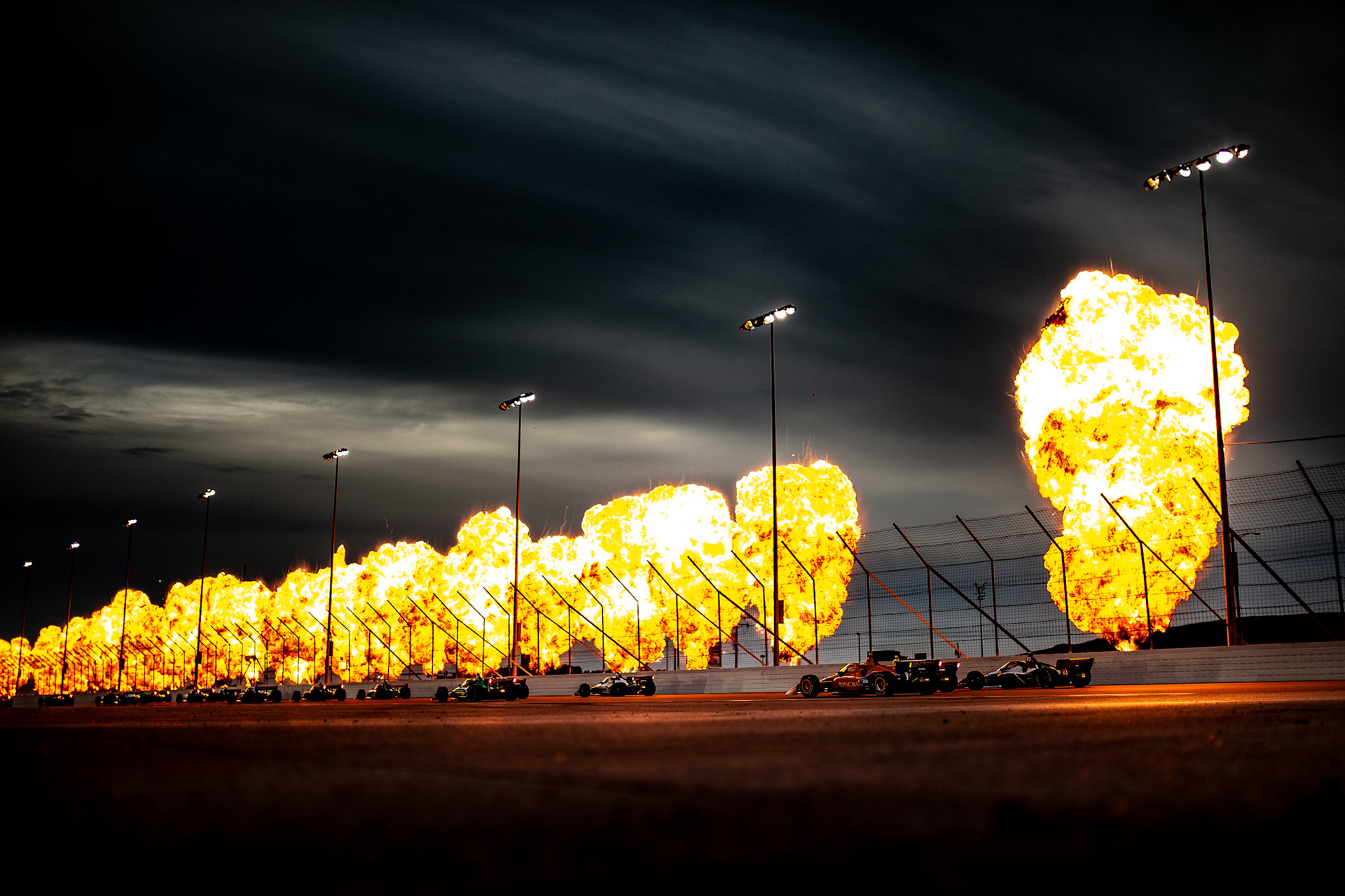 #9: Scott Dixon, Chip Ganassi Racing Honda, #83: Robert Shwartzman, PREMA Racing