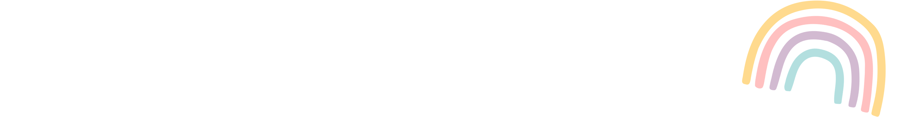 Graphic of a rainbow drawing