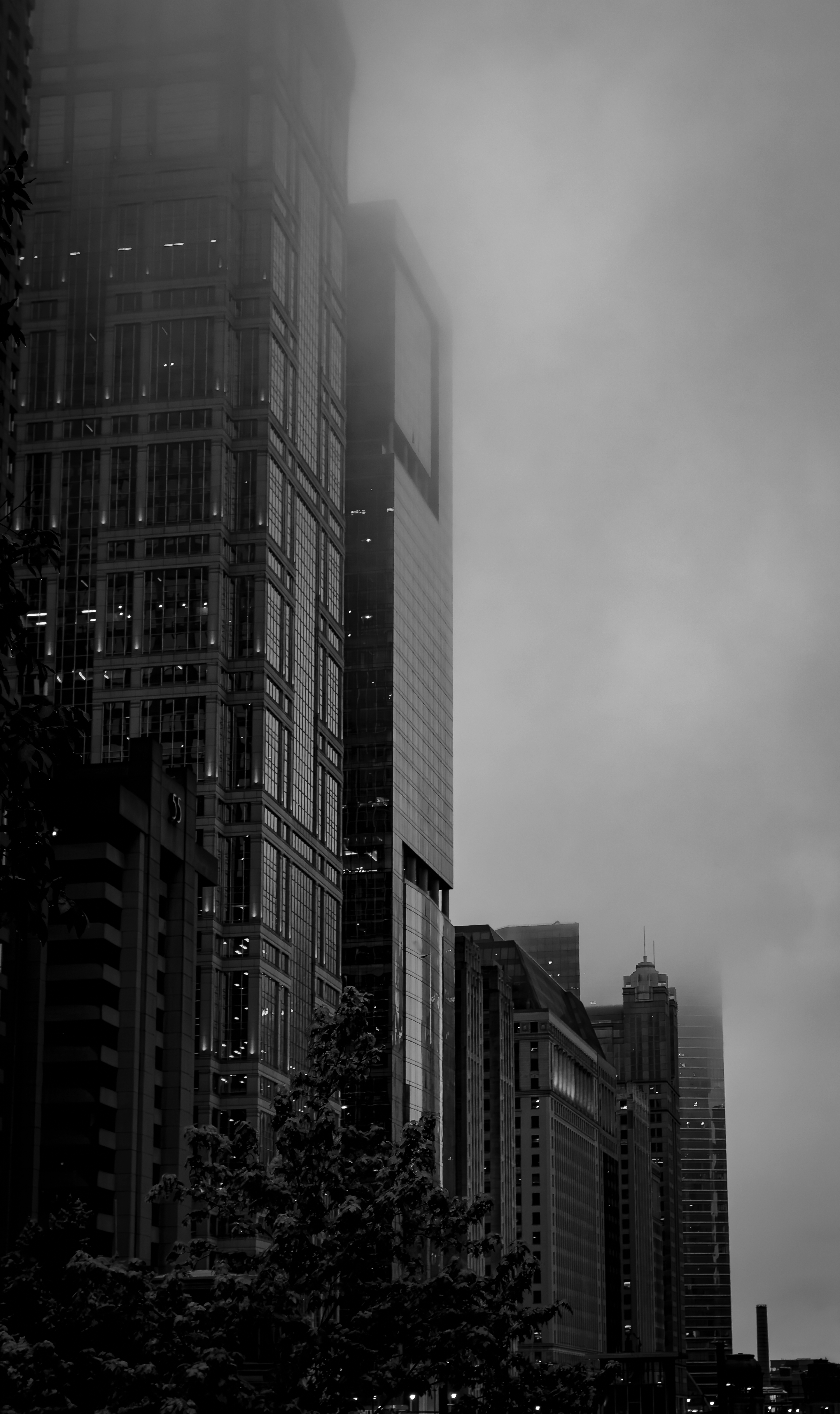 "Chicago in the fog"