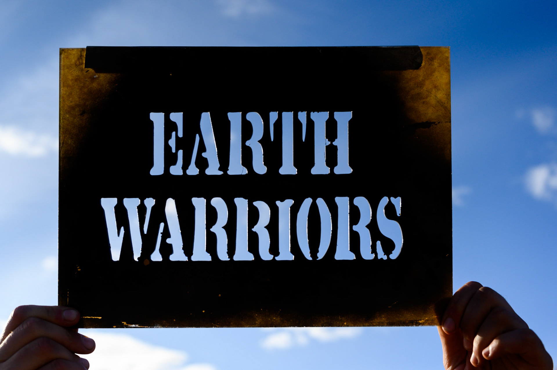 Earth Warriors sign