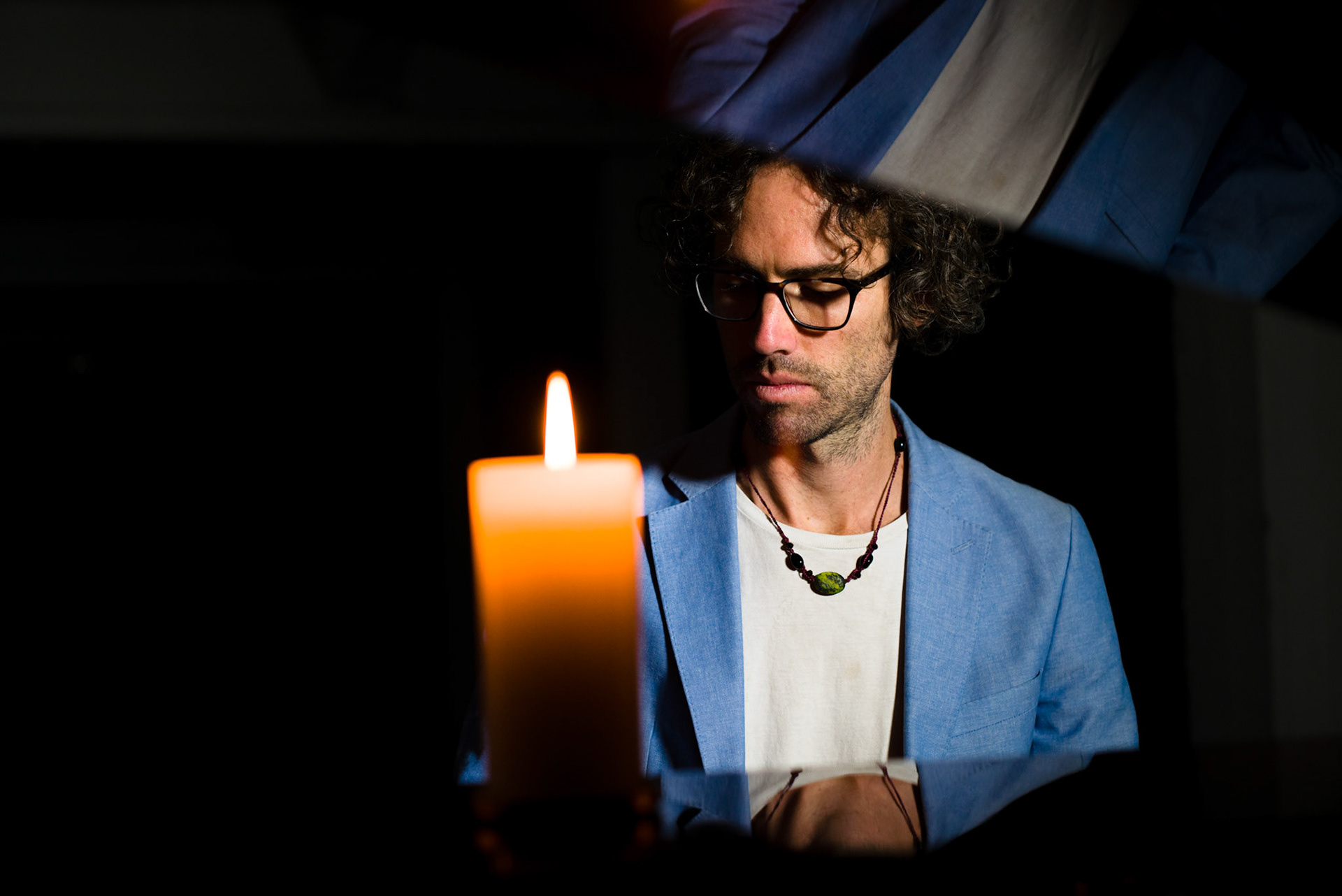 Joe recording "Old Soul" at Mycelium Studio