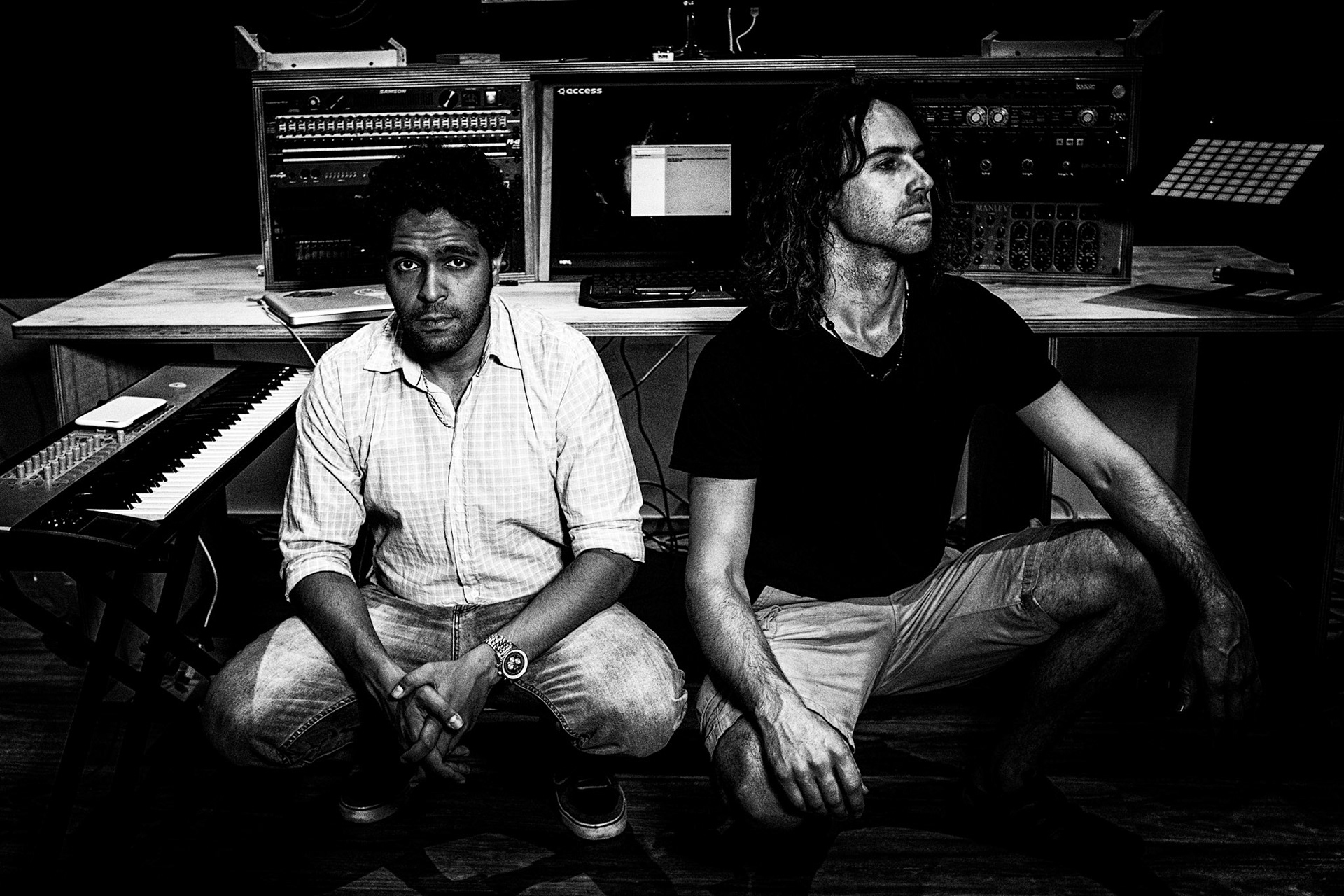 Joe and Fahad in Studio