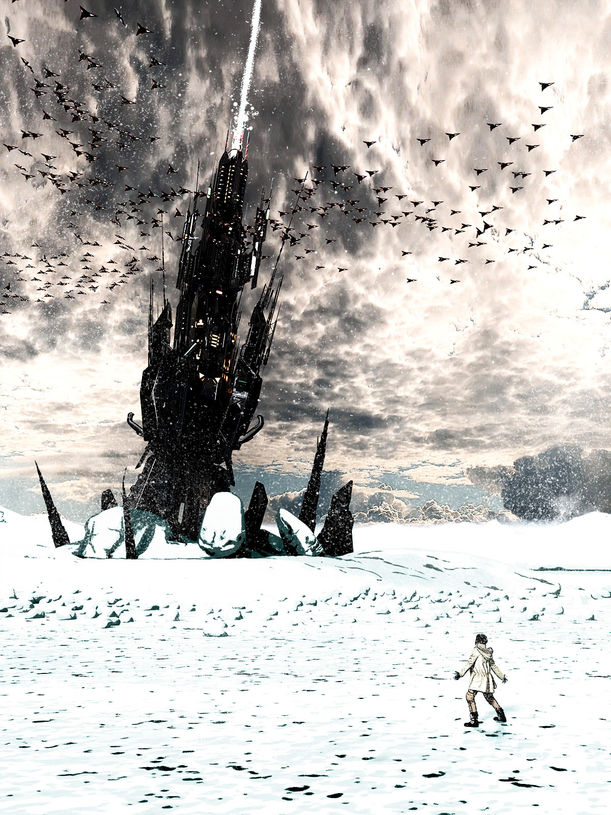 Innenillustration für die Nebular Buchserie von Thomas Rabenstein