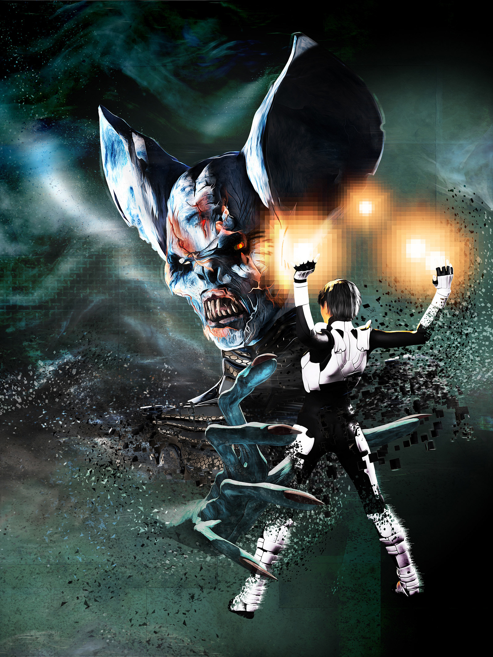 Titelillustration für die Nebular Buchserie von Thomas Rabenstein