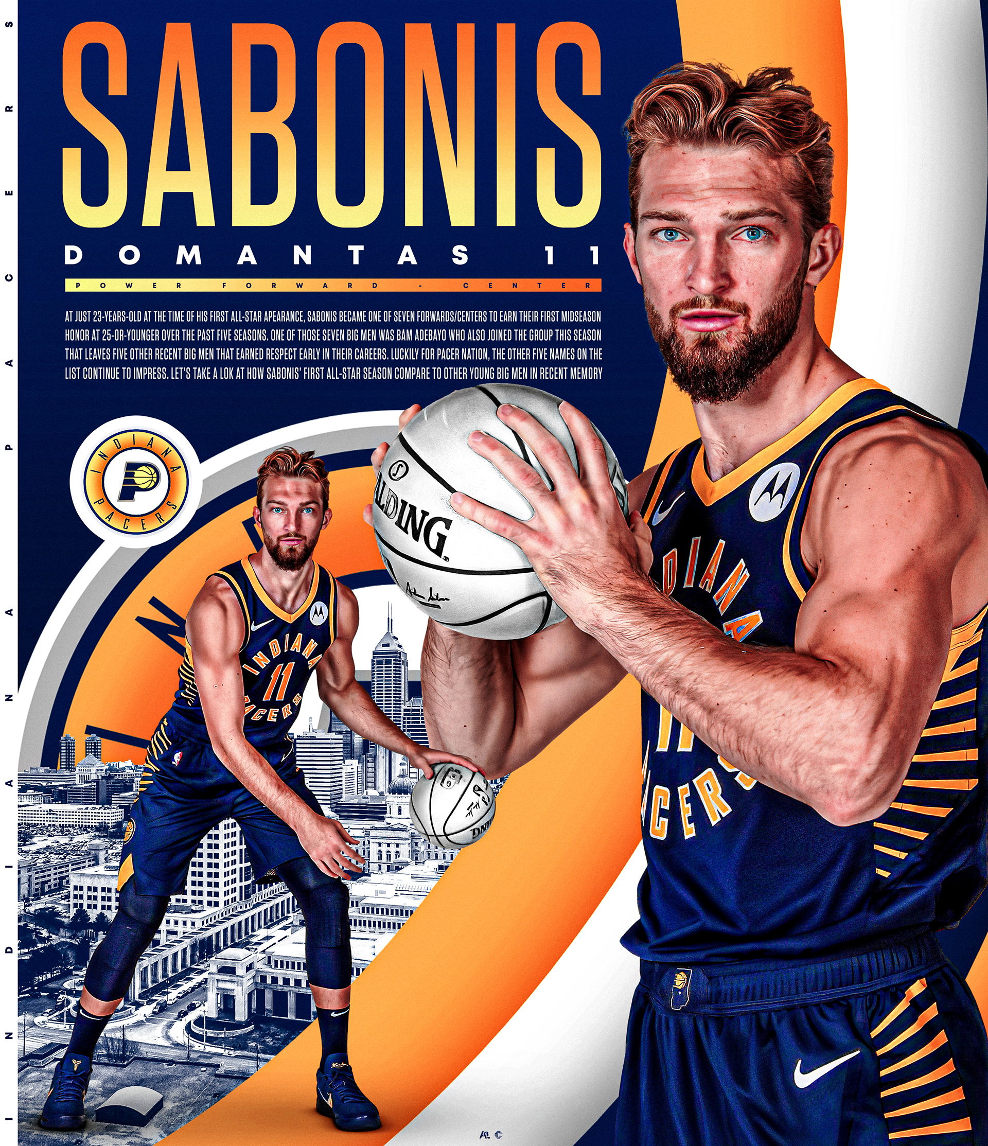 Domantas Sabonis - @curly.gfx