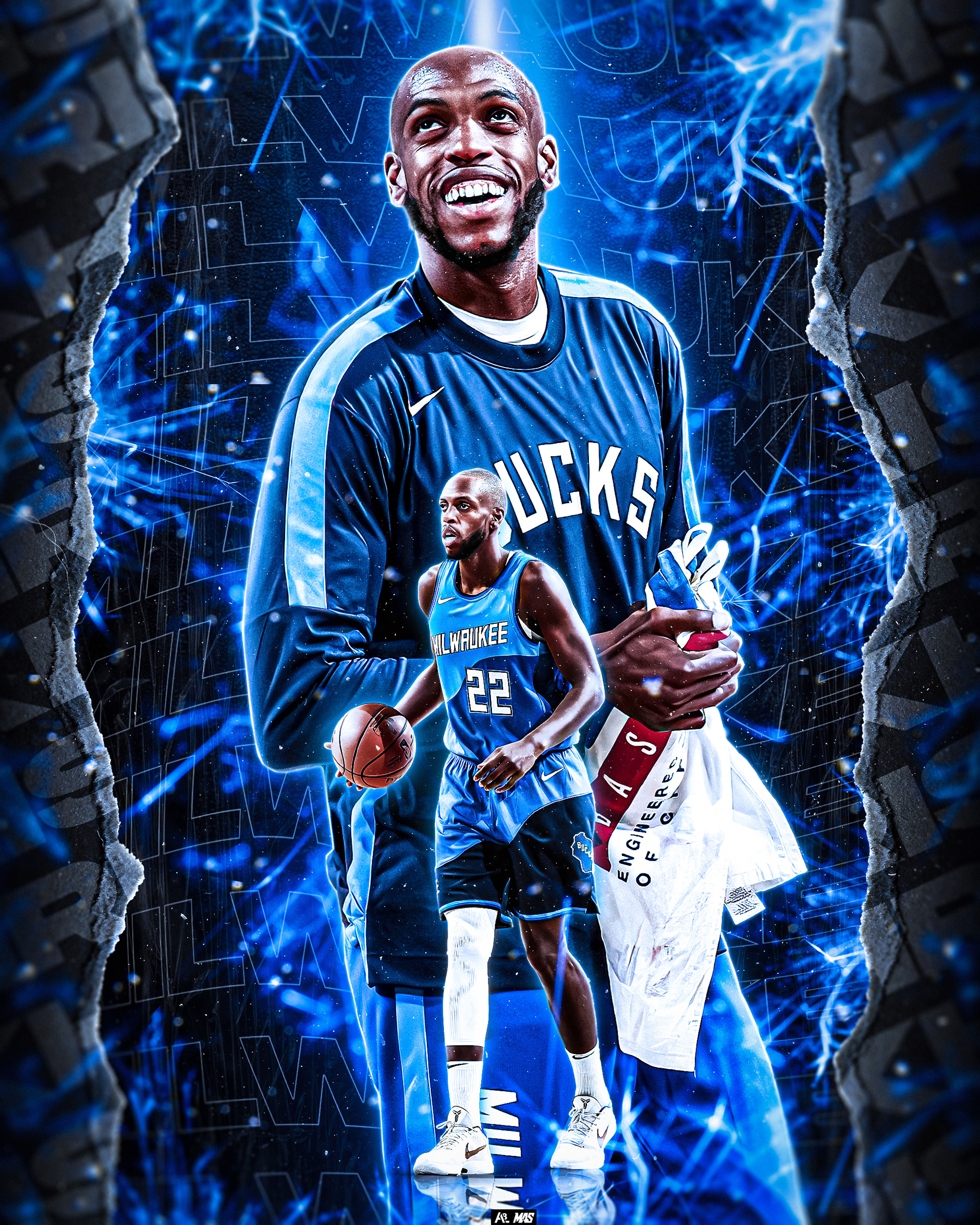 Khris Middleton - @massportsdesign