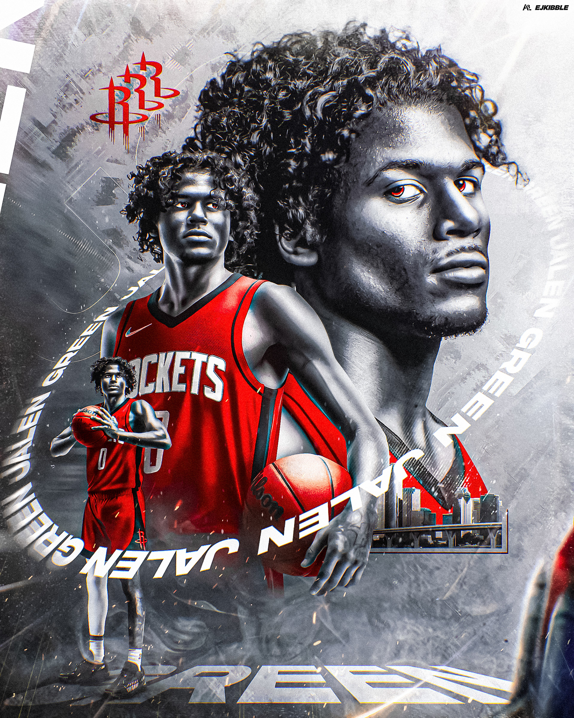 Jalen Green - @ejkibbledesigns