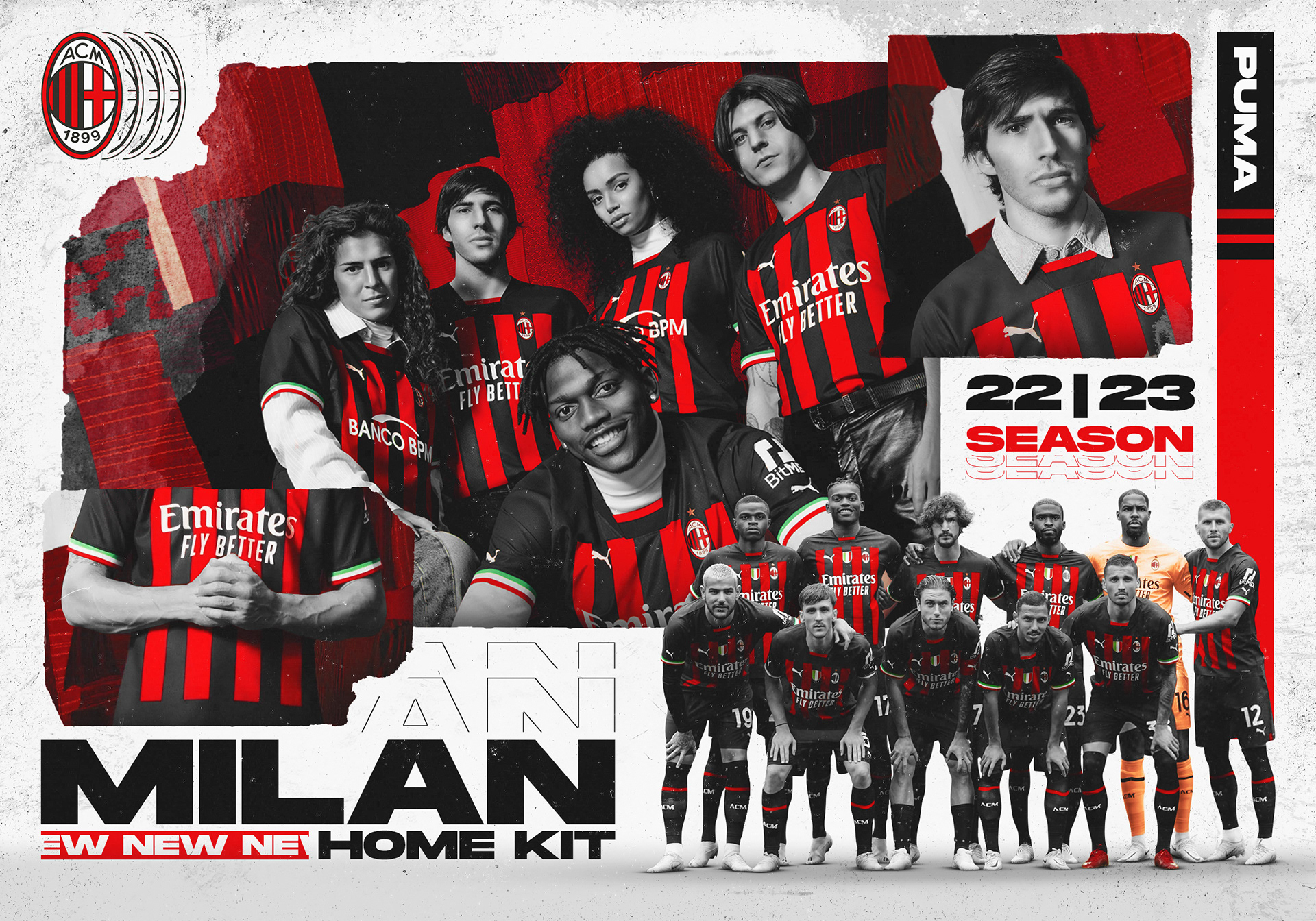 AC Milan 2022/23 Home Kit