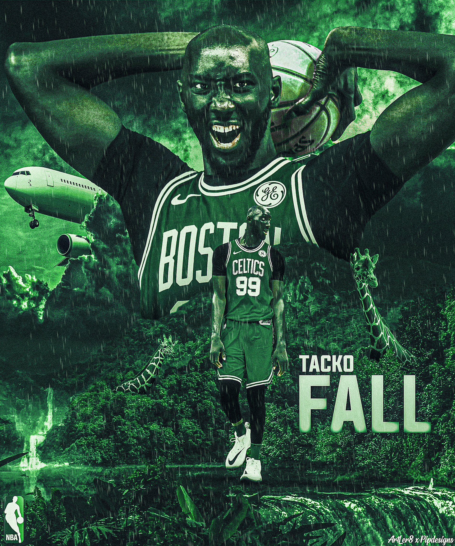 Tacko Fall - @pippdesigns