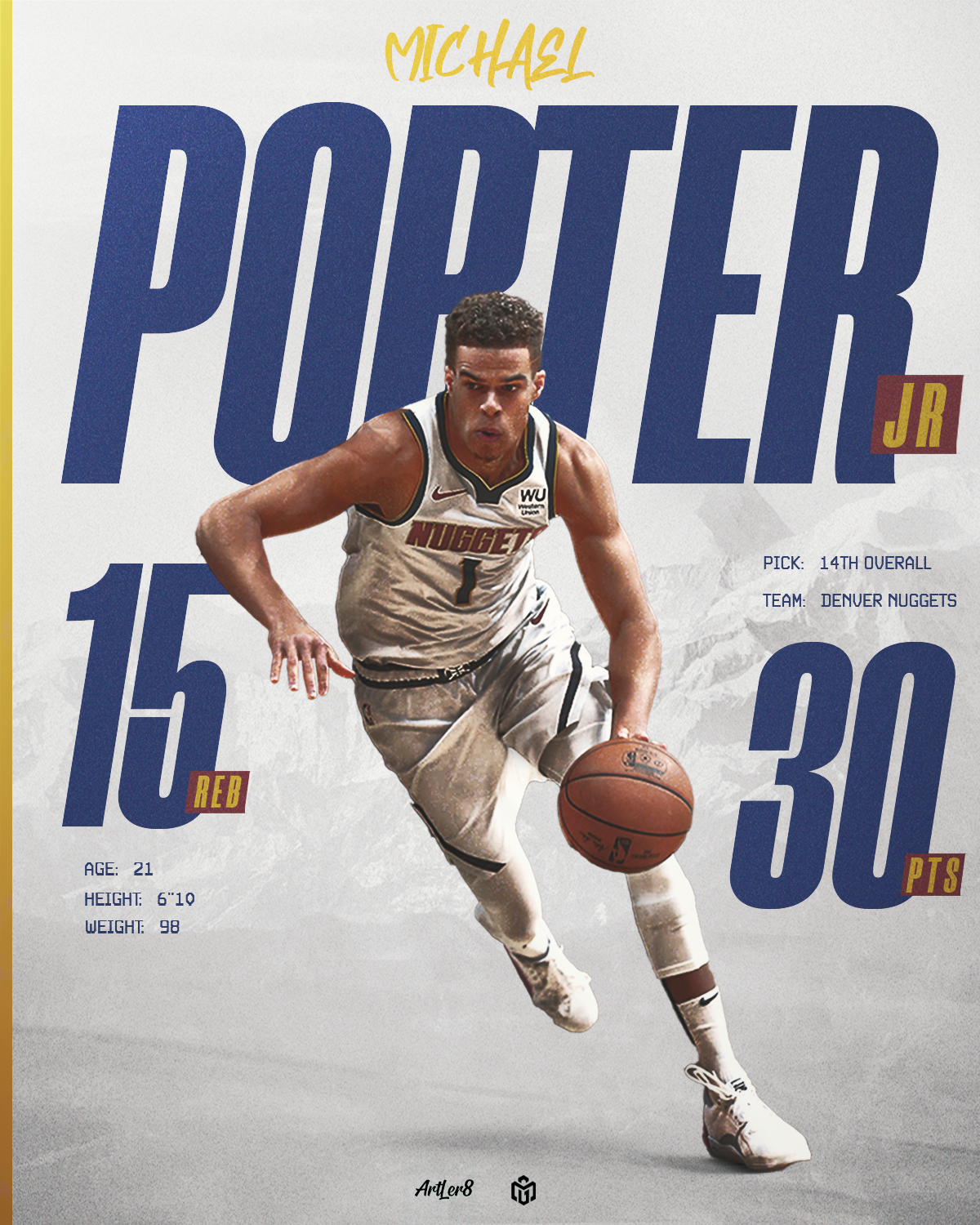 Michael Porter JR - @mishgraphics