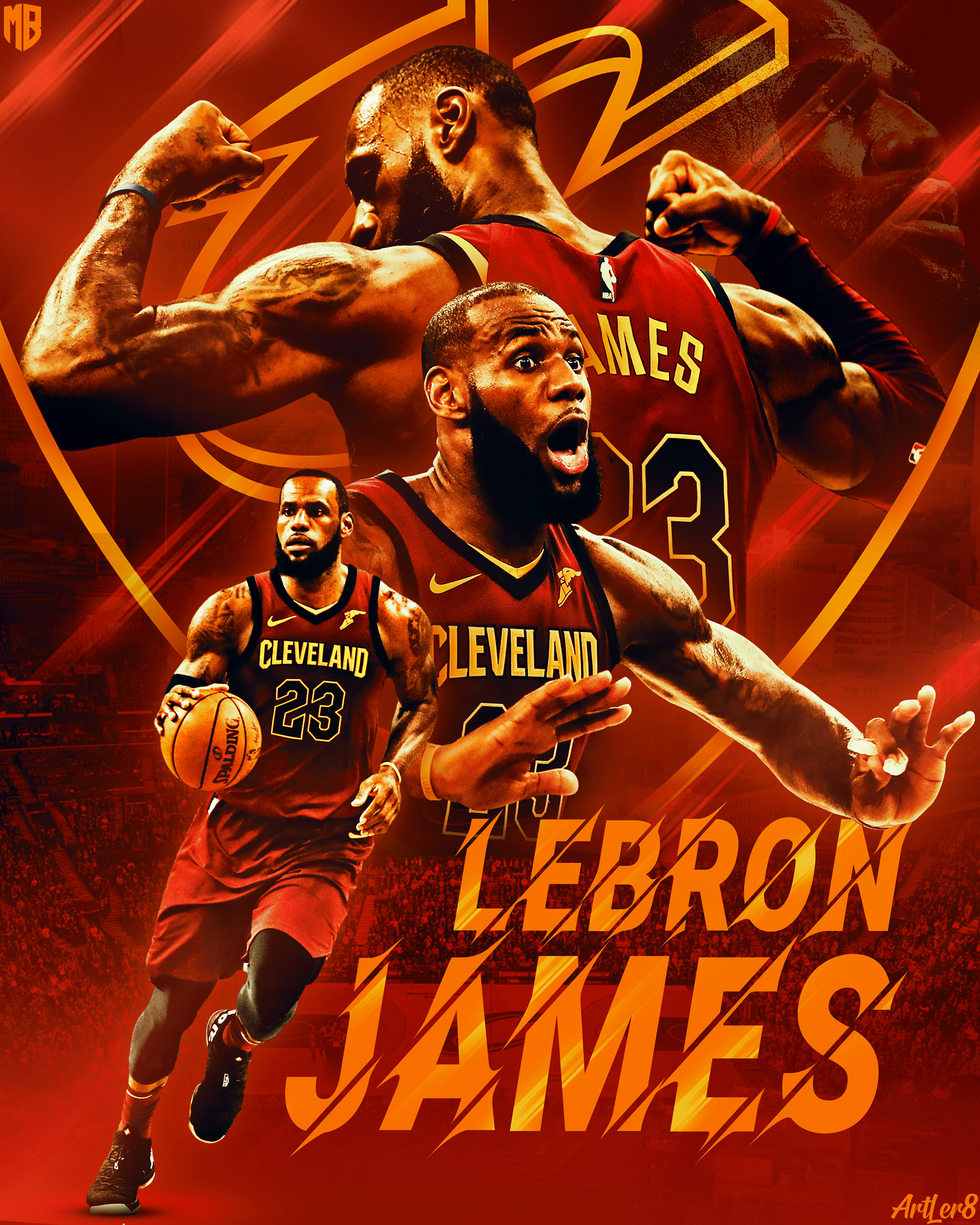 LeBron James - @designsbymladen