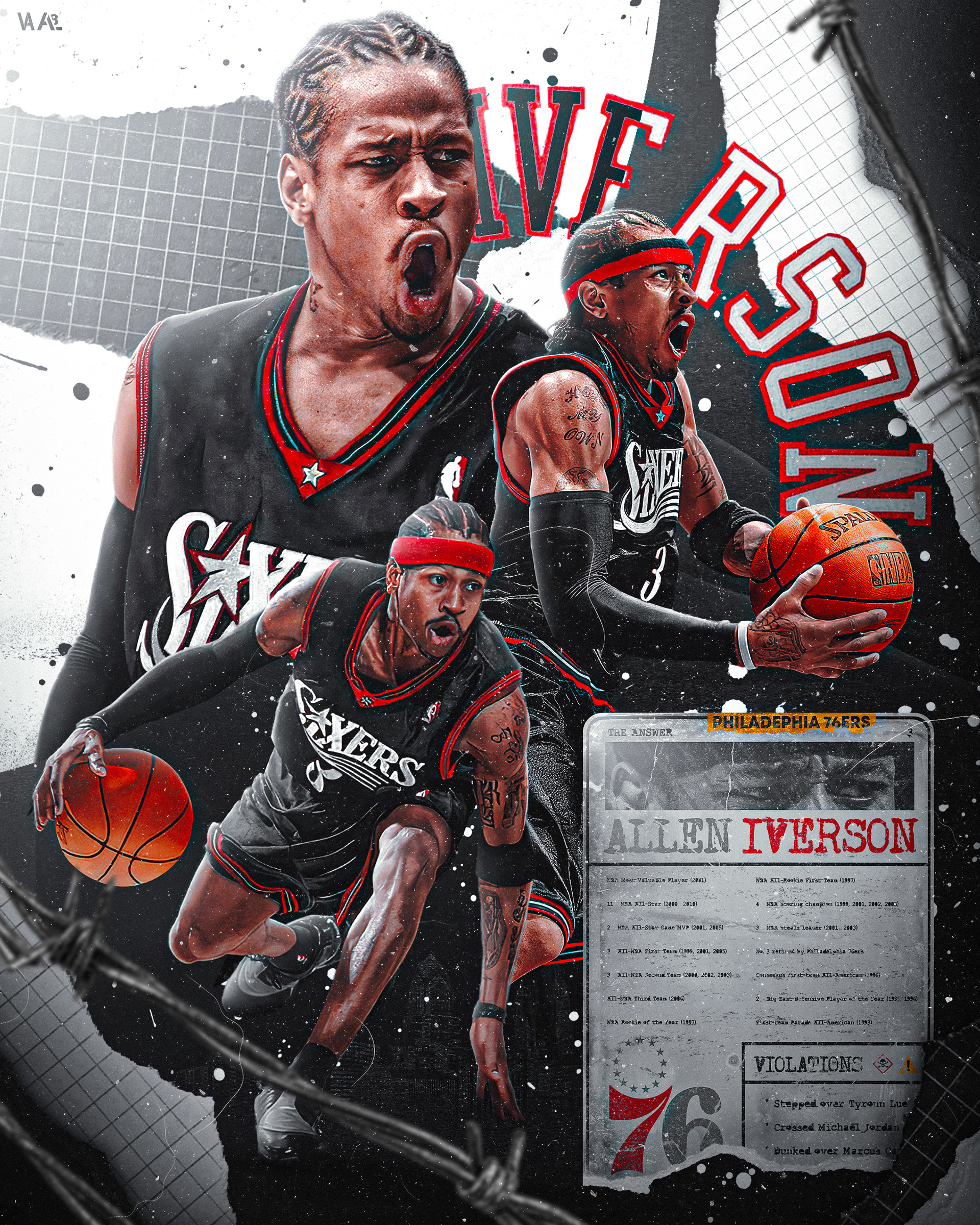 Allen Iverson - @visualsbyash