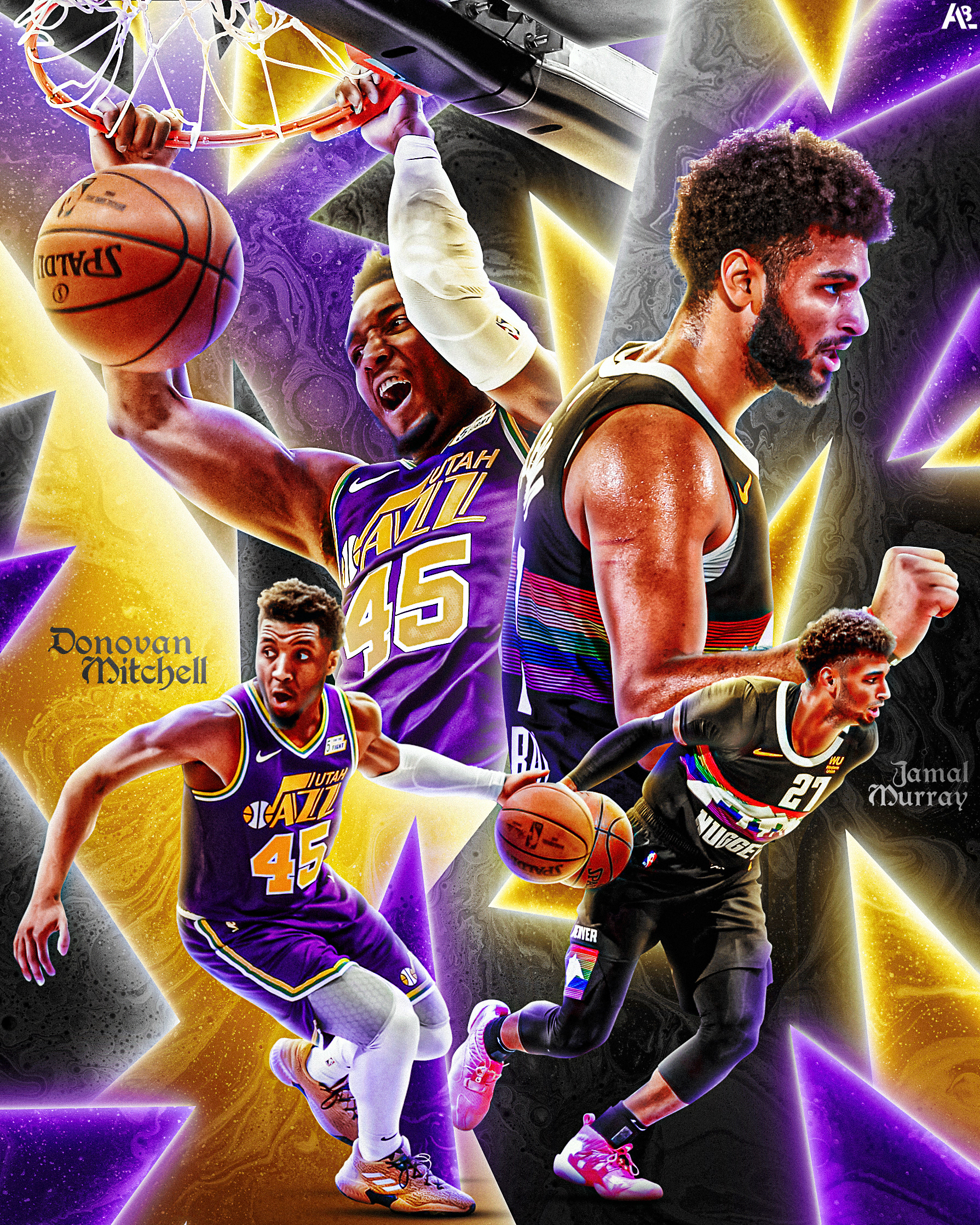 Donovan Mitchell vs Jamal Murray NBA Bubble 2022