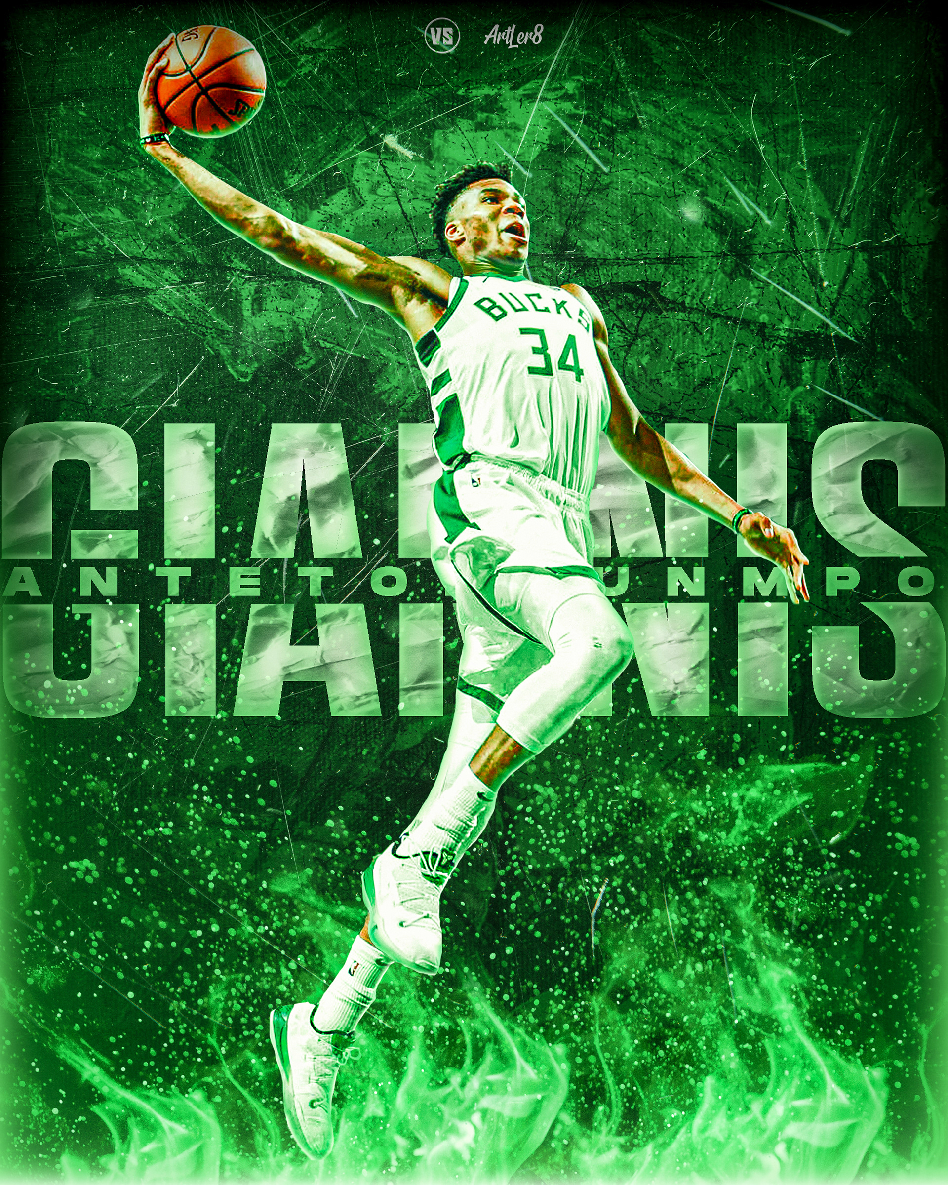 Giannis Antetokounmpo - @vsgfx_