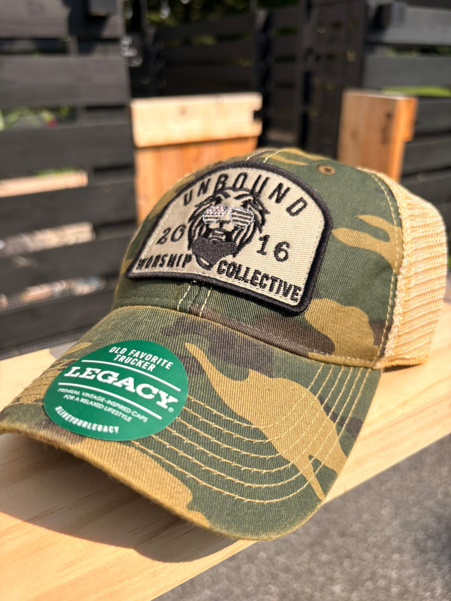 UNBOUND Camo Trucker Hat 2024
