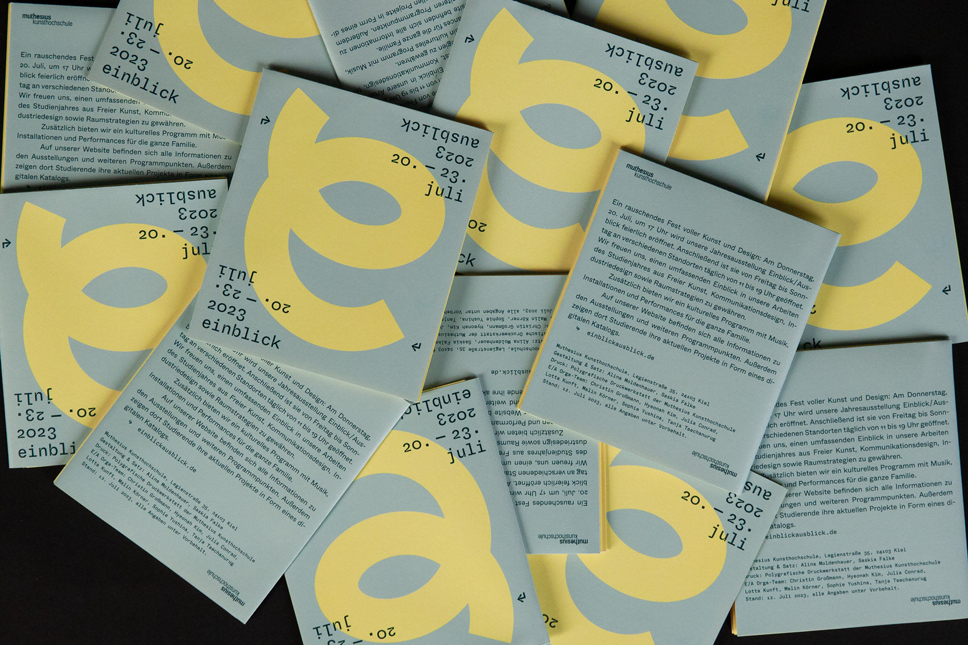 Programmfaltblatt · 48,5 × 23,4 cm