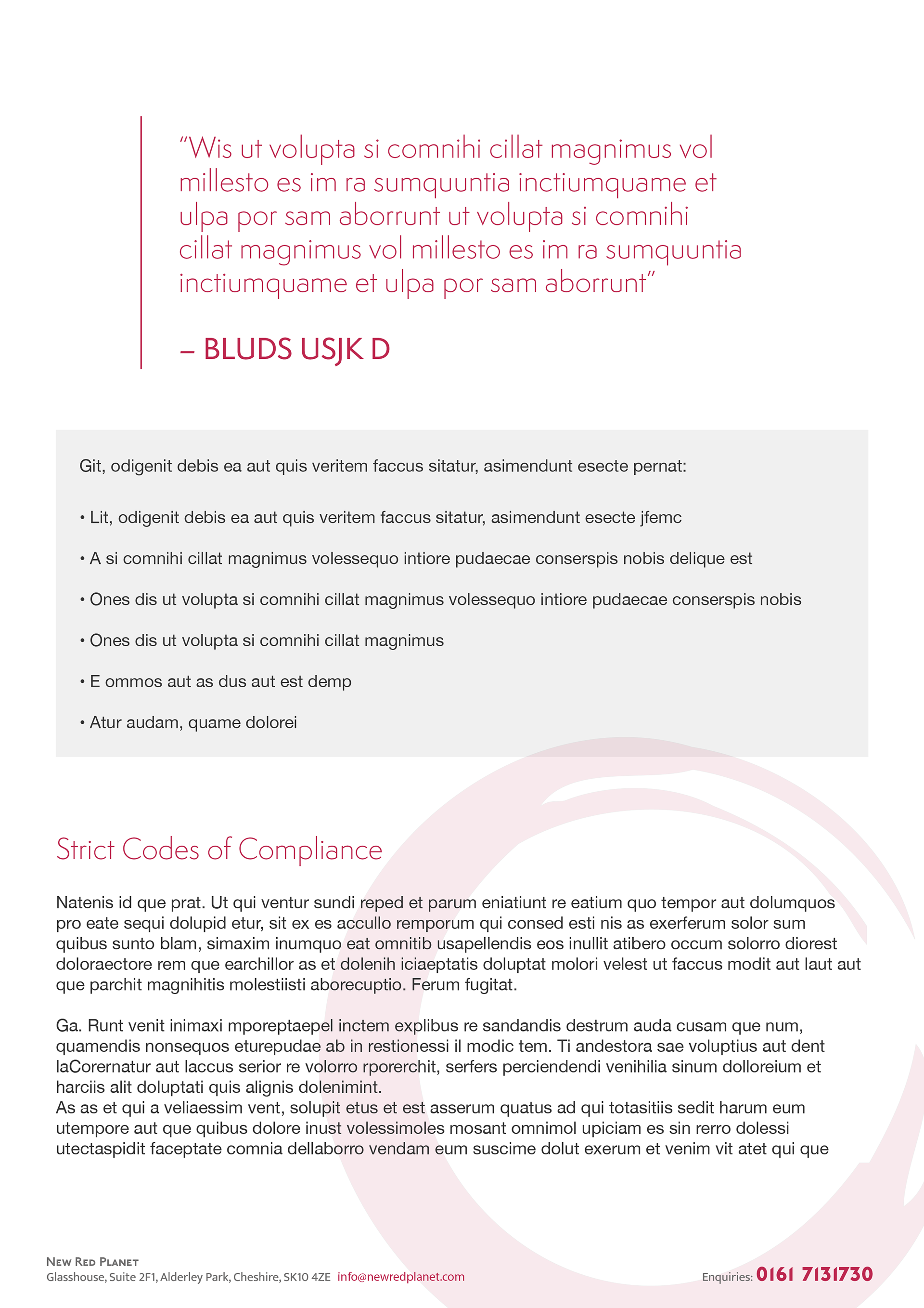 Business proposal example