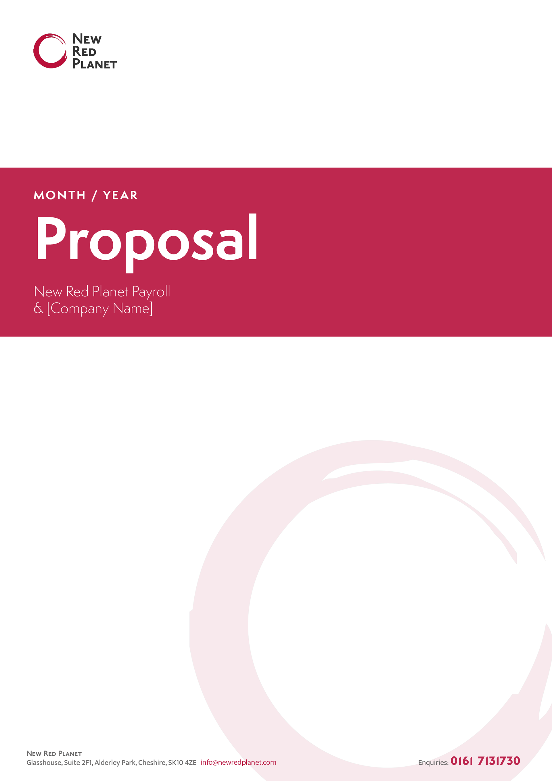 Business proposal example