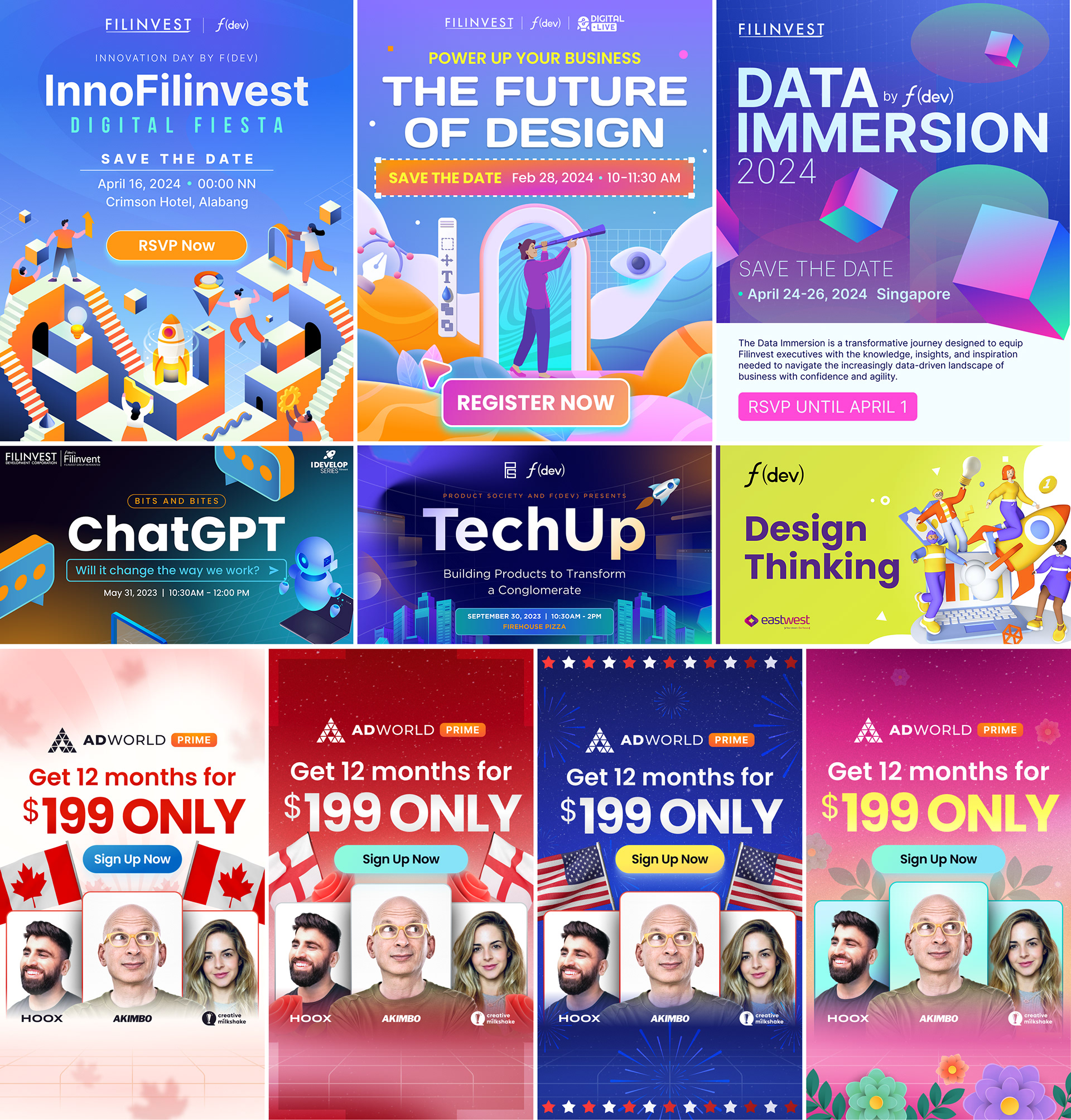 Brand identity design by Clariz Caingat – creative logo and visual system for modern brands.