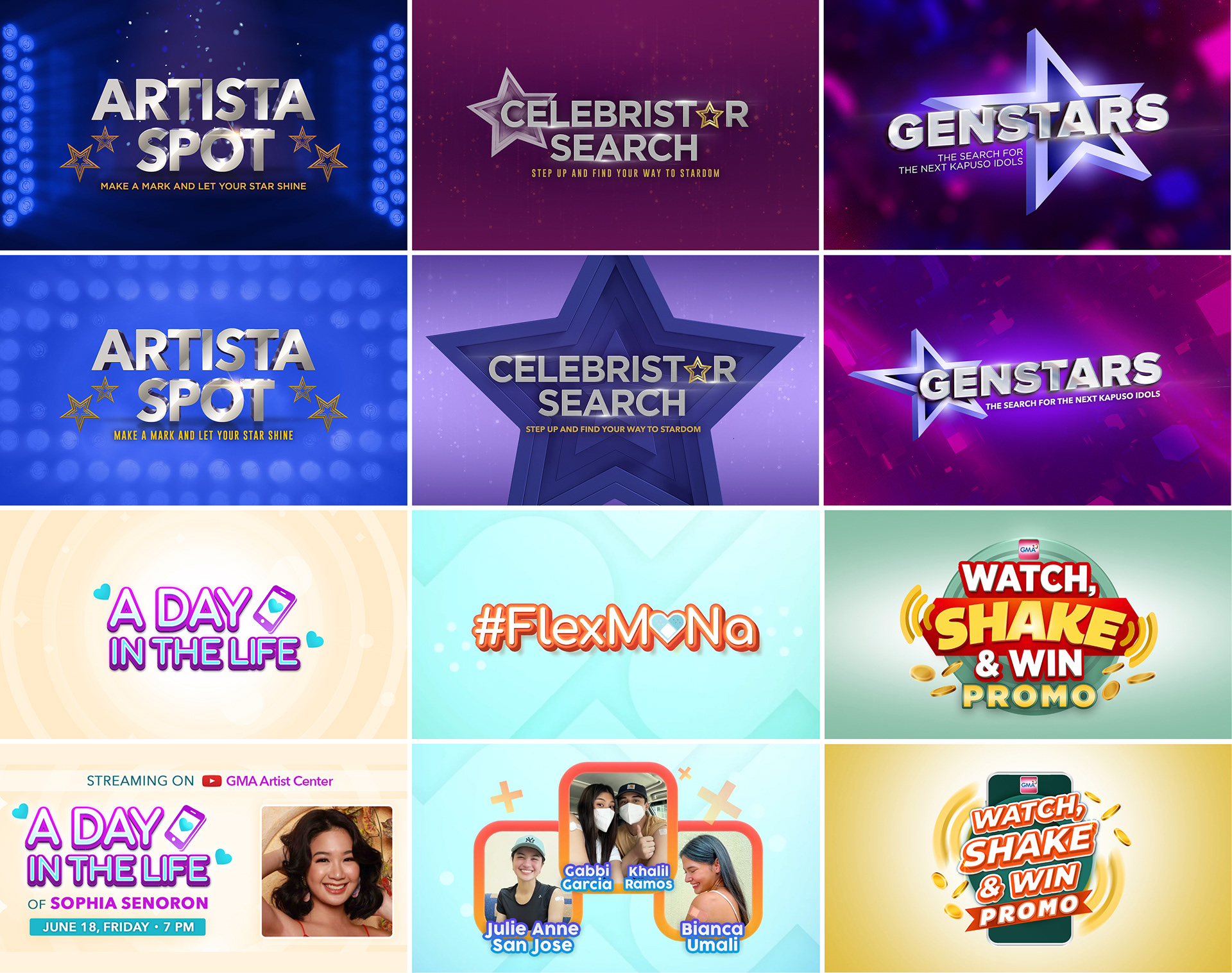 Brand identity design by Clariz Caingat – creative logo and visual system for modern brands.