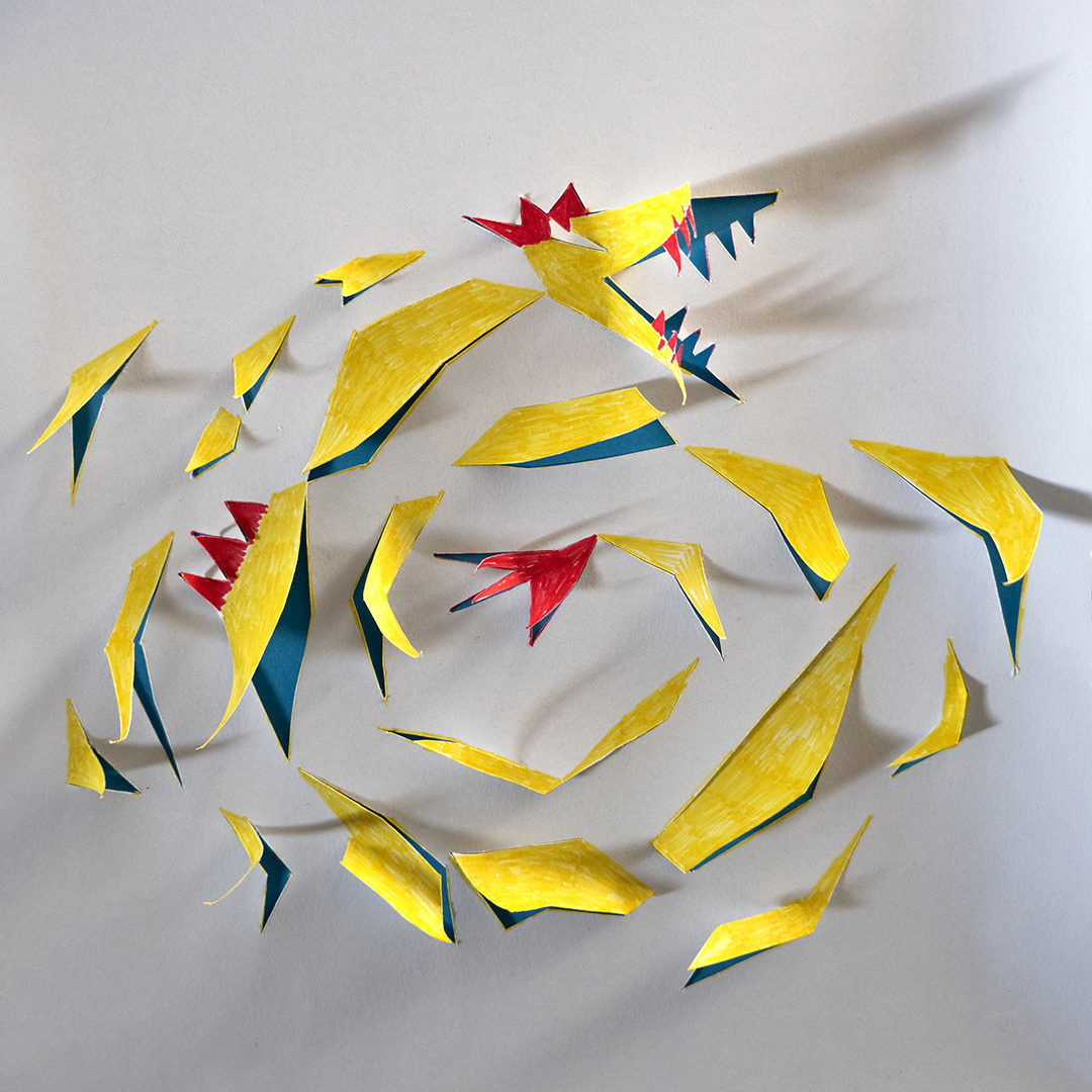 Proposition 3 : Composition en papier découpé