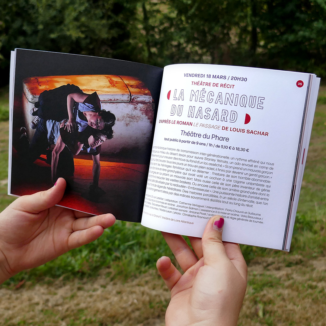 Mise en page des spectacles