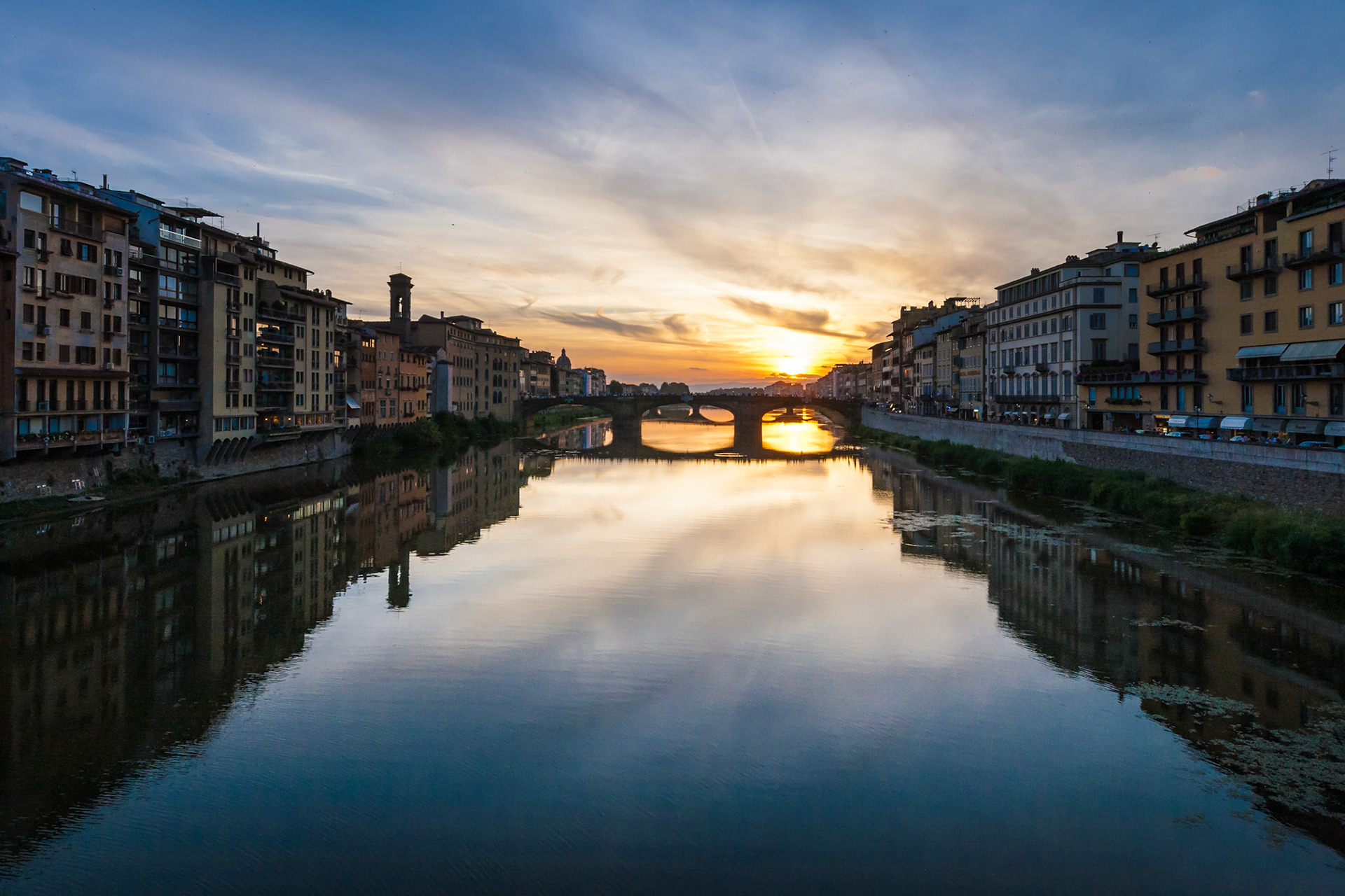 Dal Ponte vecchio. Scatto a mano libera vecchia Canon EOS 400D