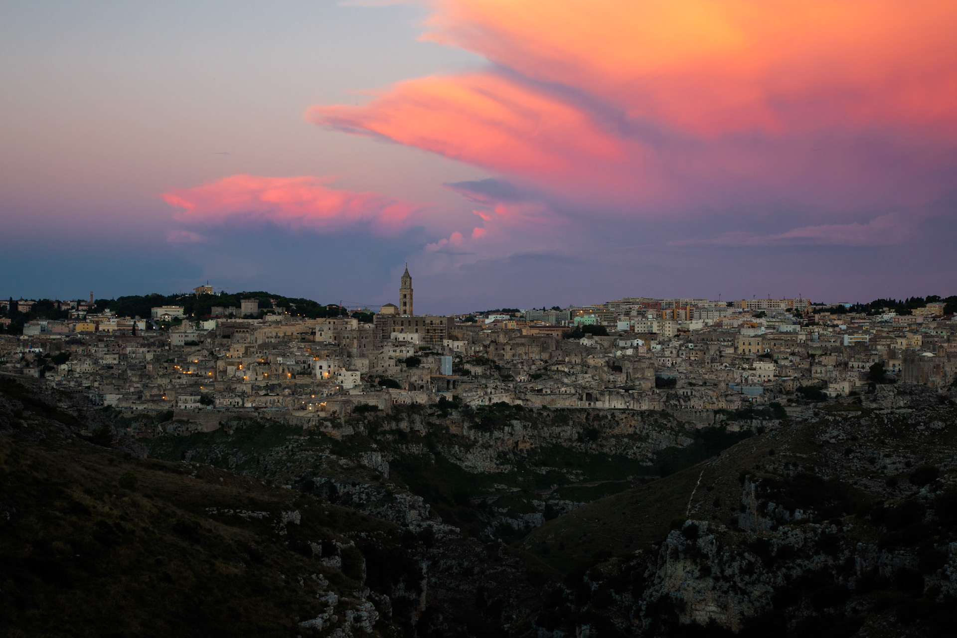 Matera "Prime luci dell'alba"