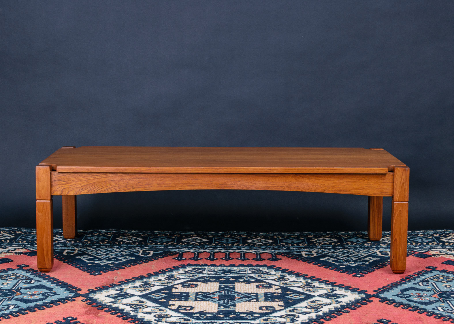 1970s Teak Geometric Coffee Table