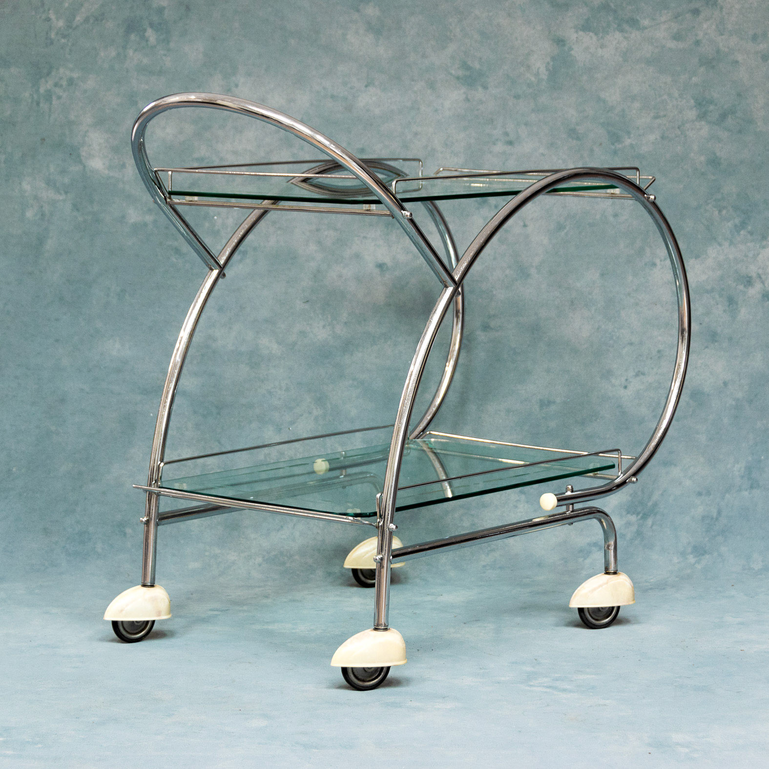 Streamline Moderne Bar Cart