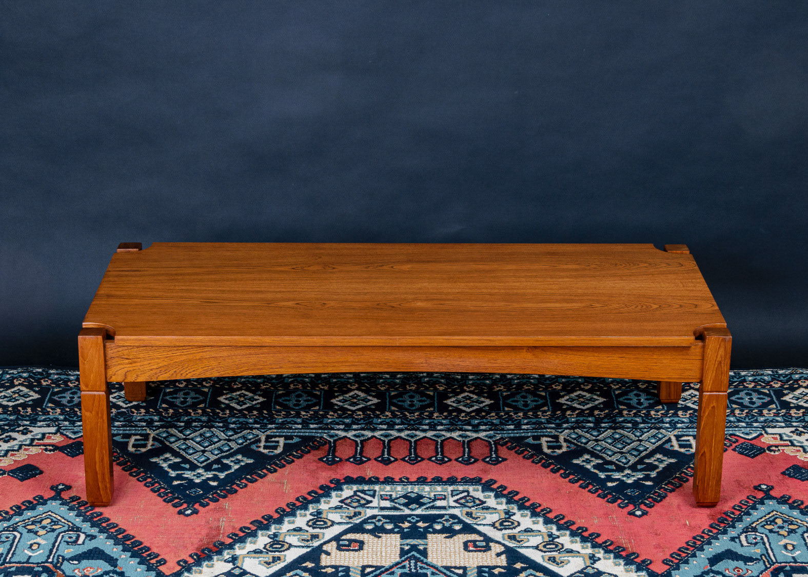 1970s Teak Geometric Coffee Table