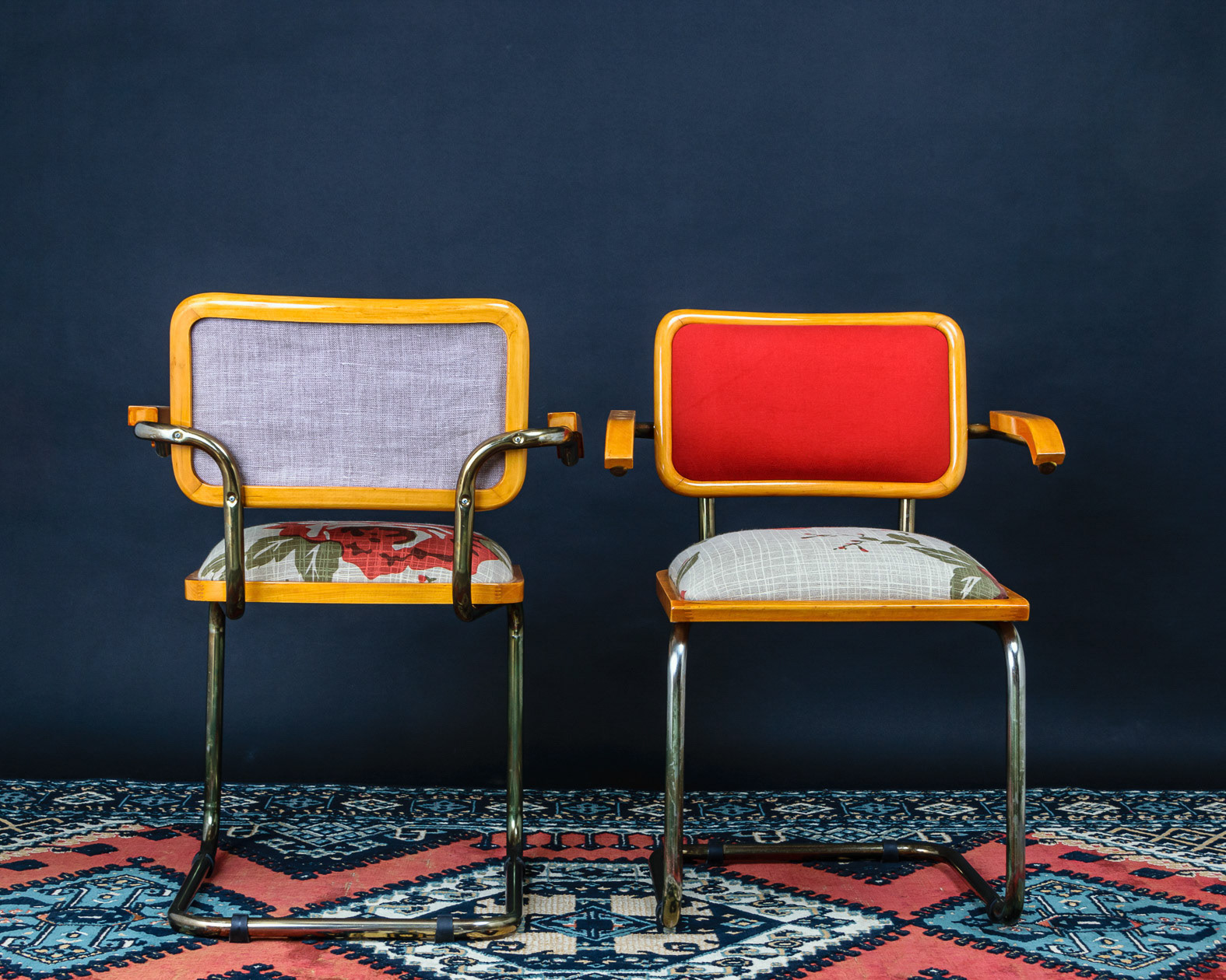 1980s Italian Cesca B64 Armchairs