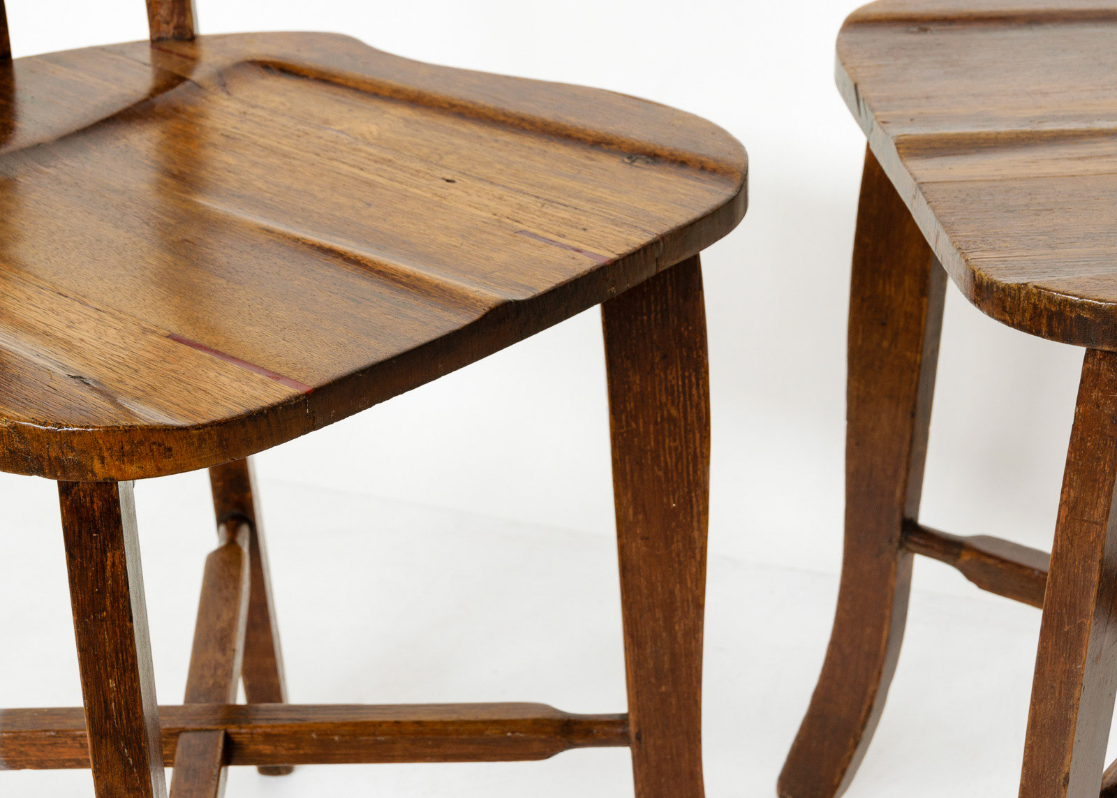 1920s Rustic Bar-back Chairs