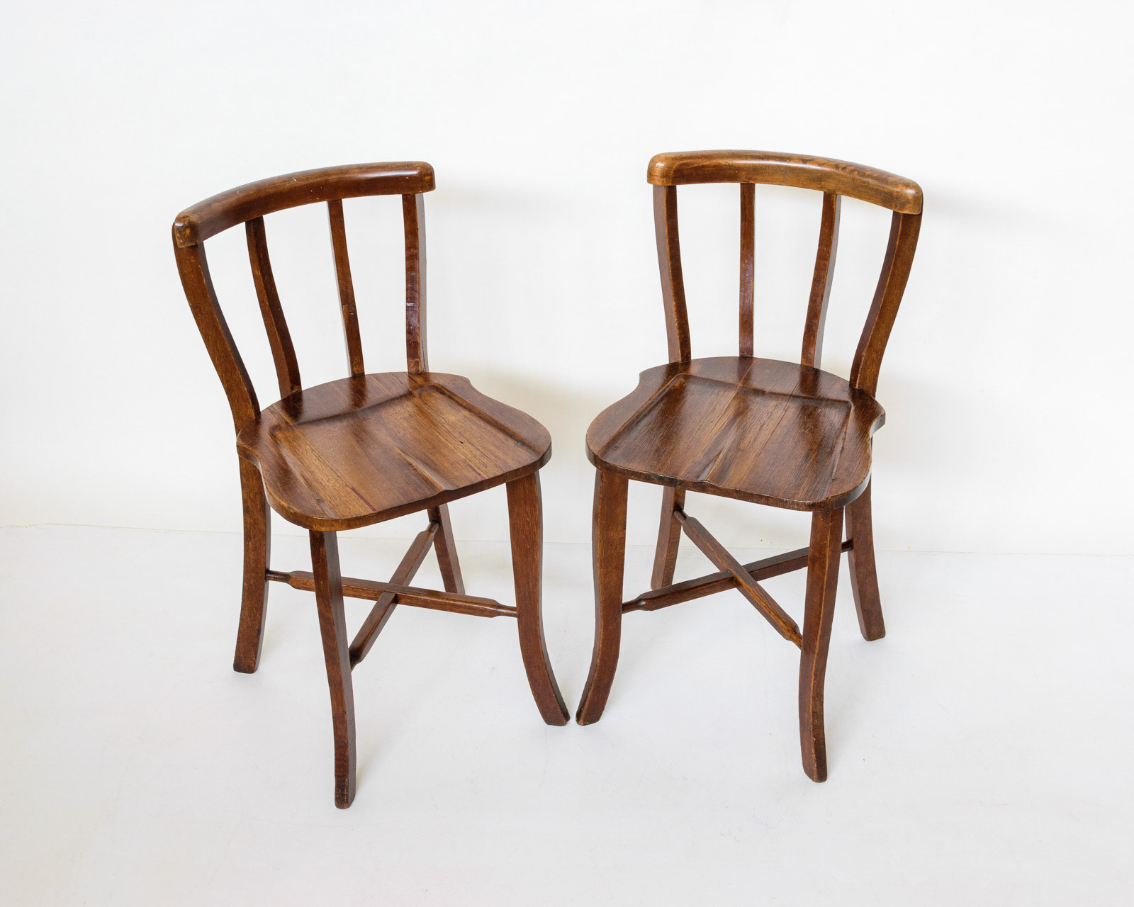 1920s Rustic Bar-back Chairs