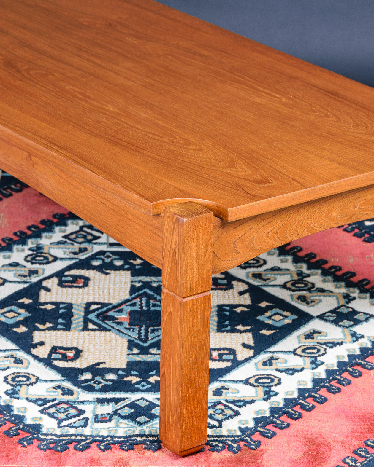 1970s Teak Geometric Coffee Table