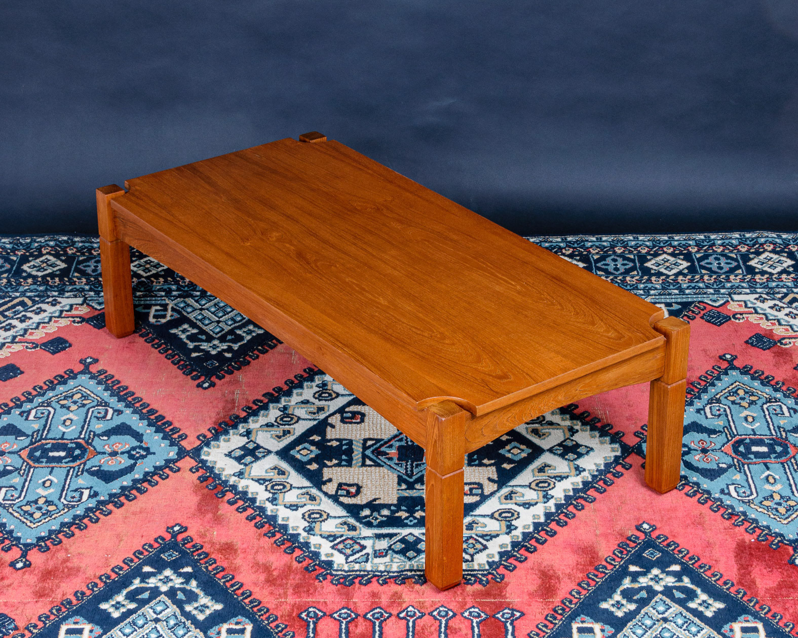 1970s Teak Geometric Coffee Table