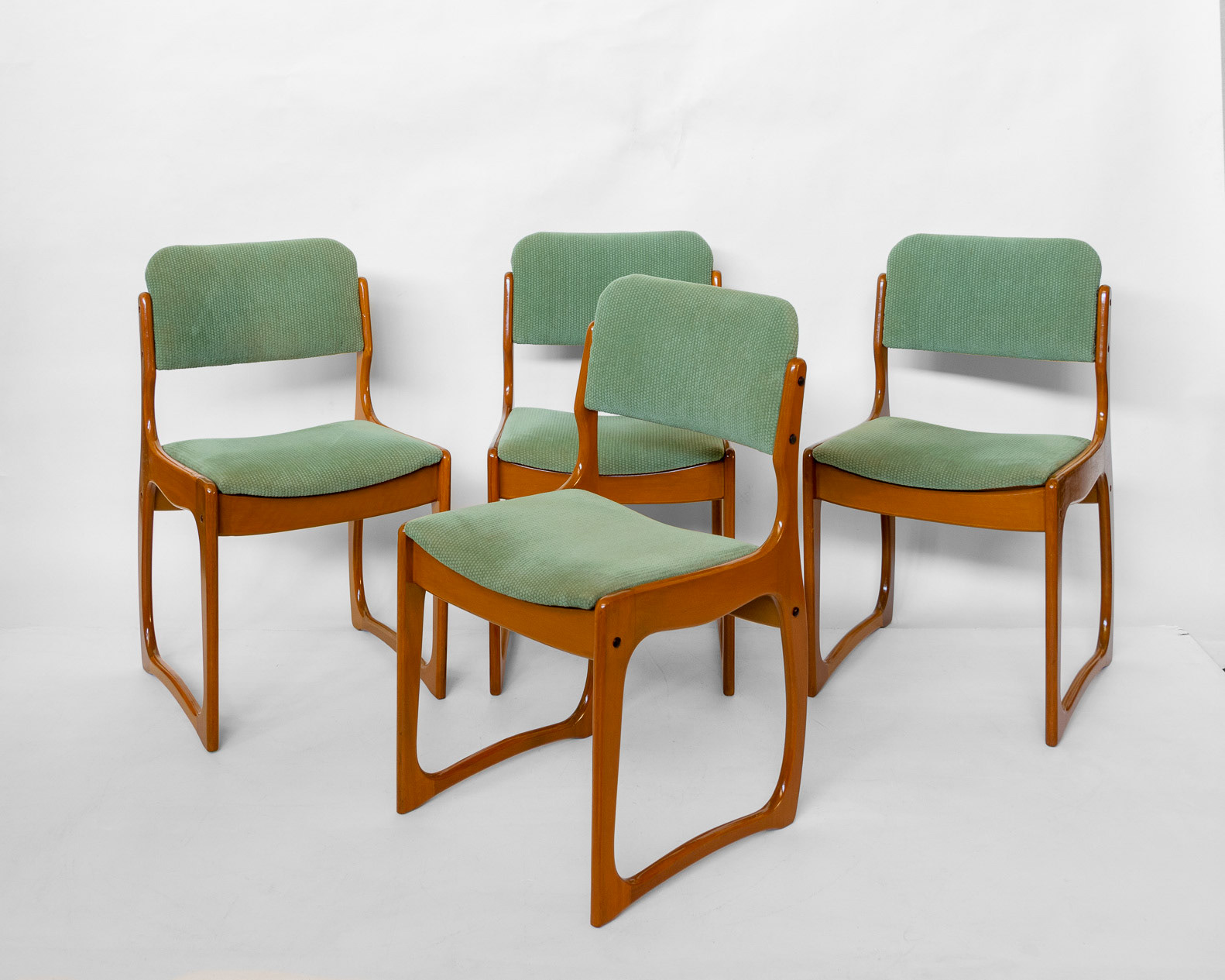 MCM Sled-leg Dining Chairs