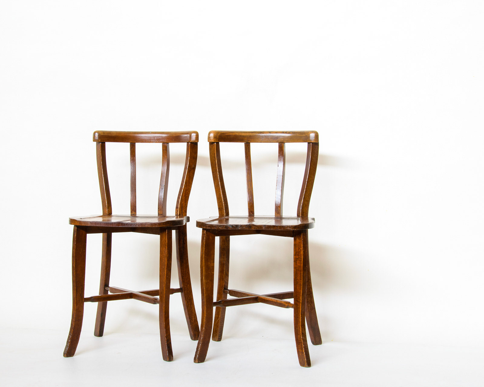 1920s Rustic Bar-back Chairs
