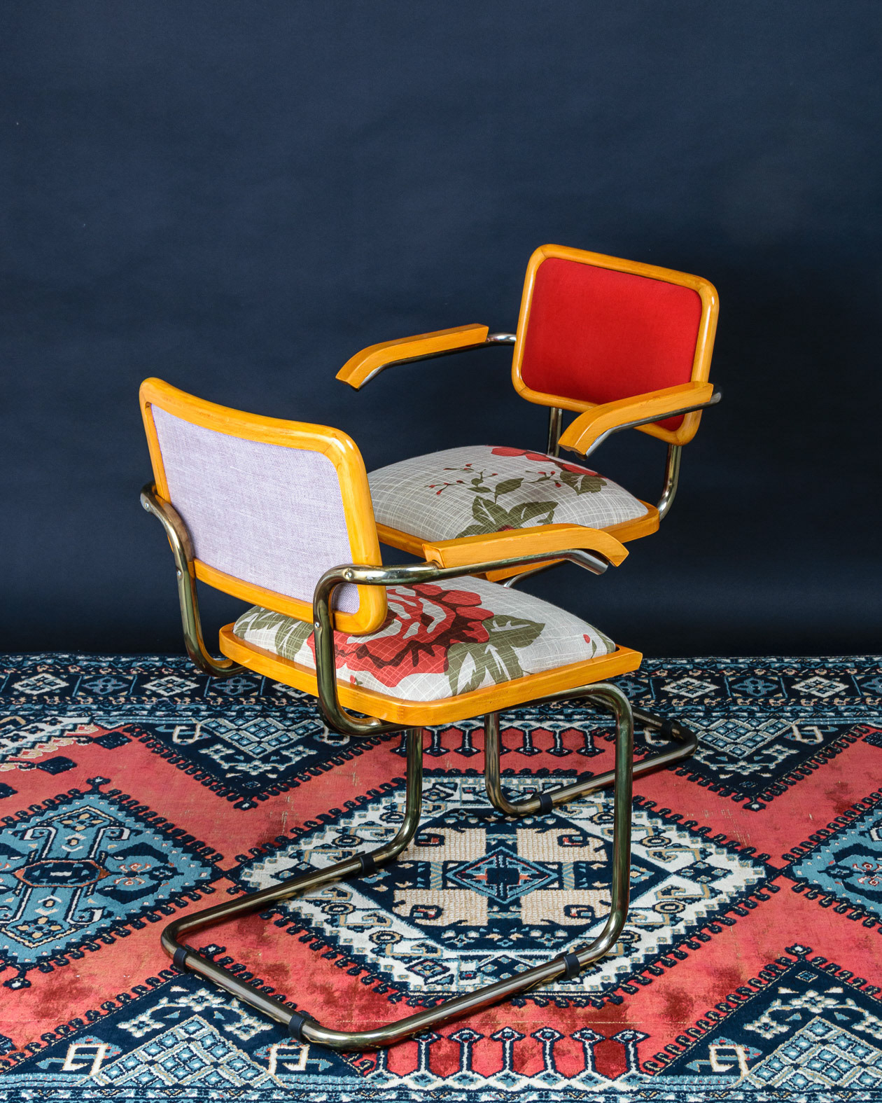 1980s Italian Cesca B64 Armchairs